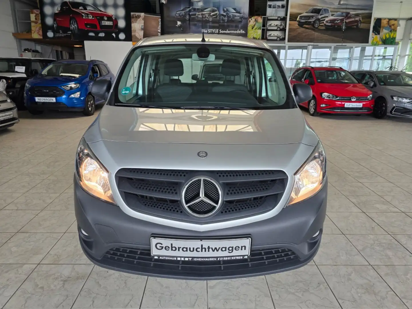 Mercedes-Benz Citan Kombi 108 CDI lang KLIMA SHZ AHK TÜV NEU Argent - 2