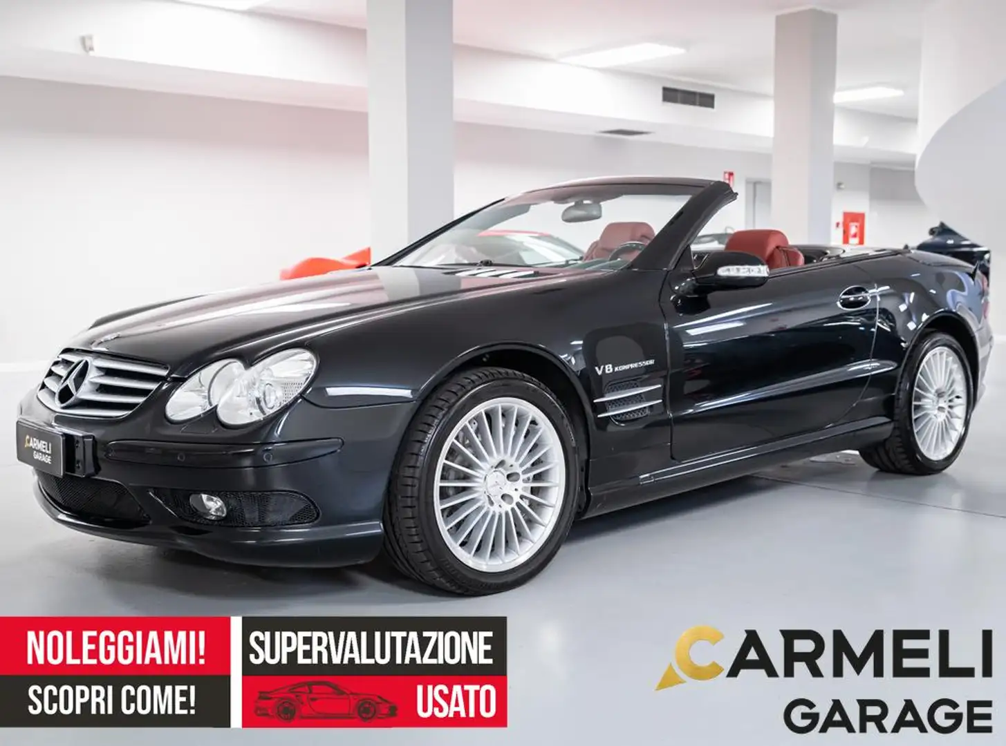 Mercedes-Benz SL 55 AMG Iva Esclusa-No Super Bollo–Sedili Climatizzati Nero - 1