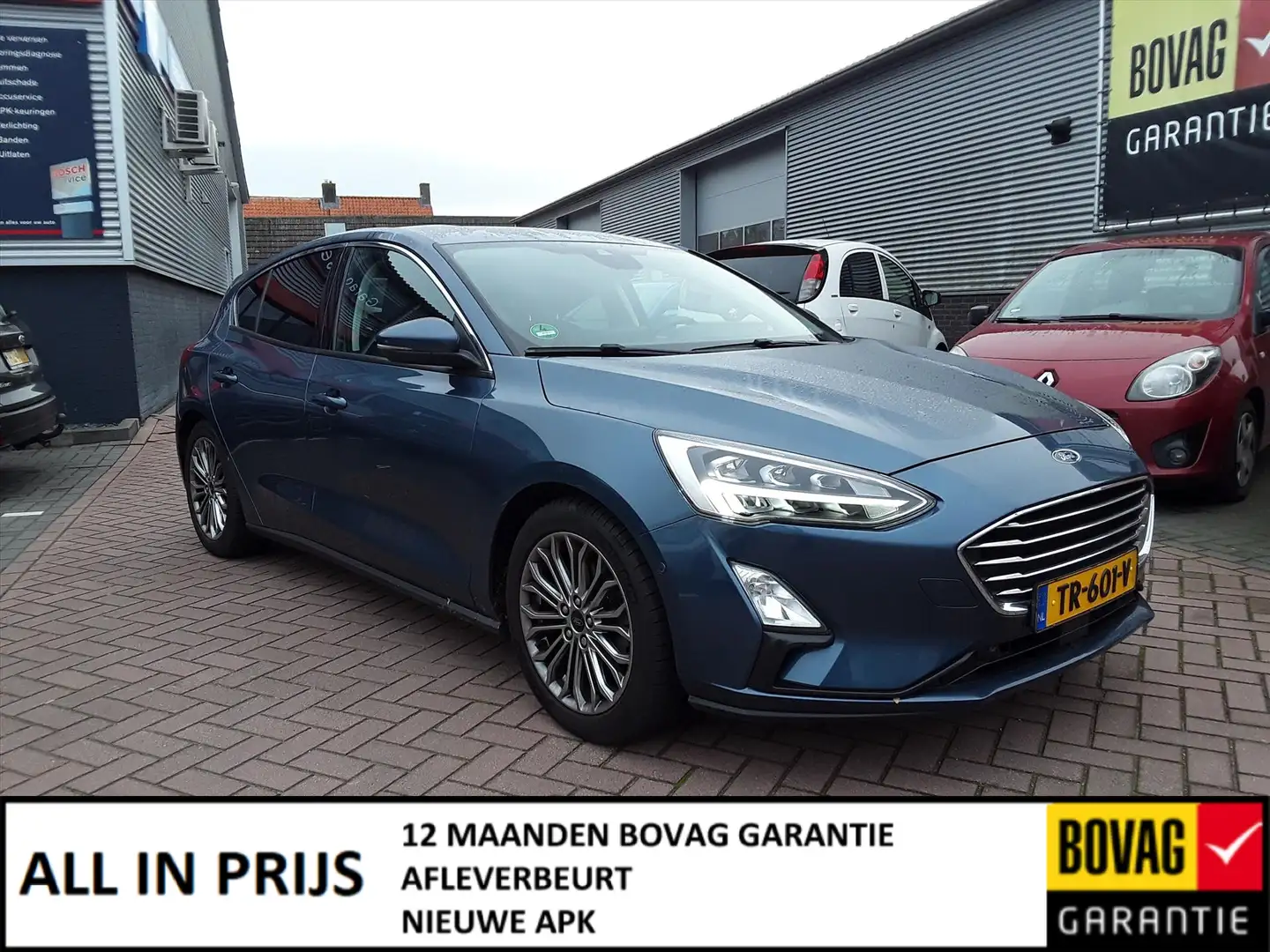 Ford Focus 1.0 EcoBoost 125pk Titanium Business Bleu - 1