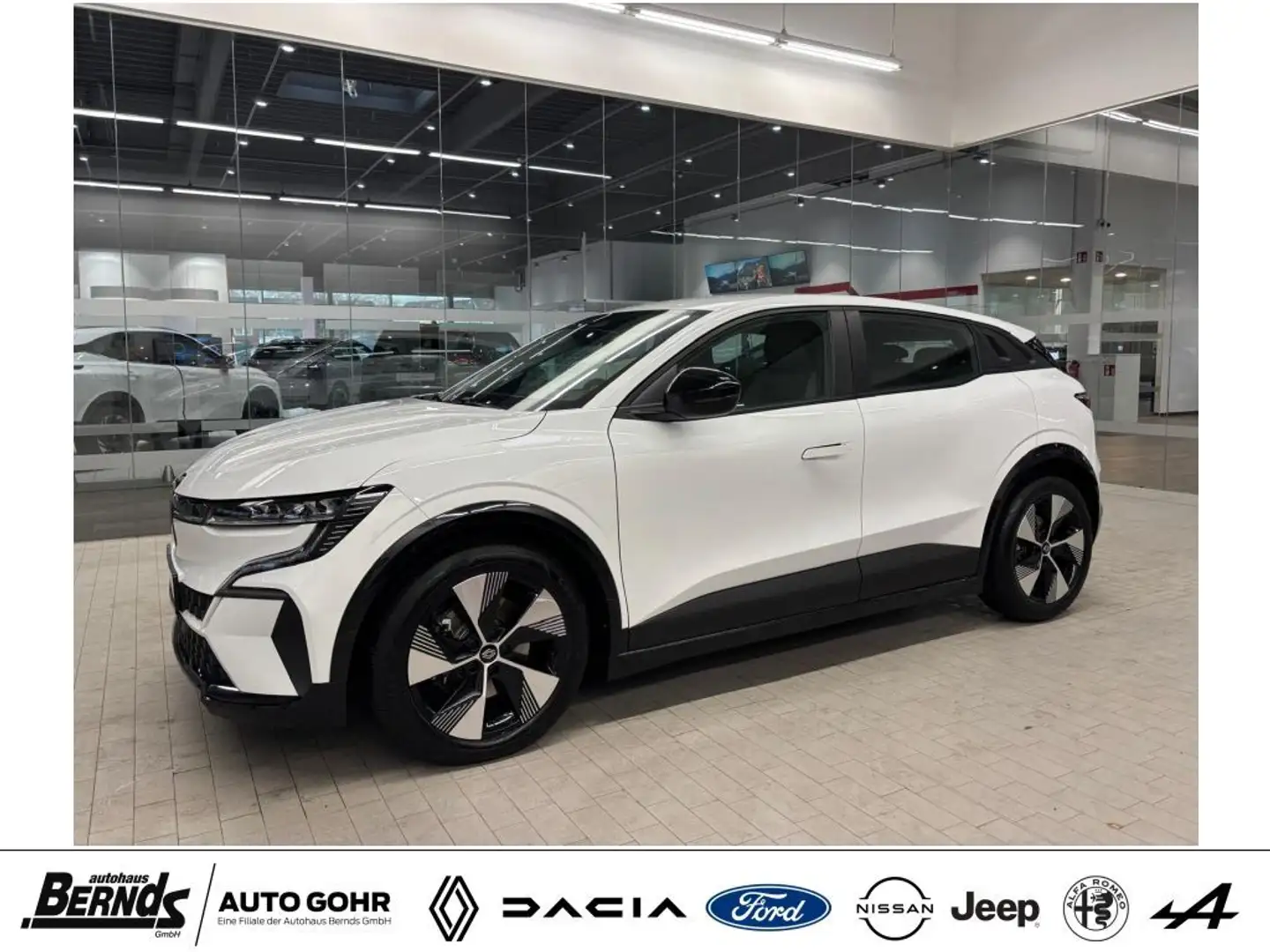 Renault Megane E-Tech EV40 130hp boost charge Equilibre WÄRMEPUMPE PDC White - 1