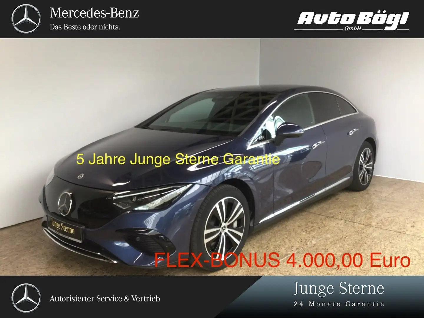 Mercedes-Benz EQE 300 EQE 300 Premium/HAL/Head-up/22kW/AHK/Digital/360 Bleu - 1