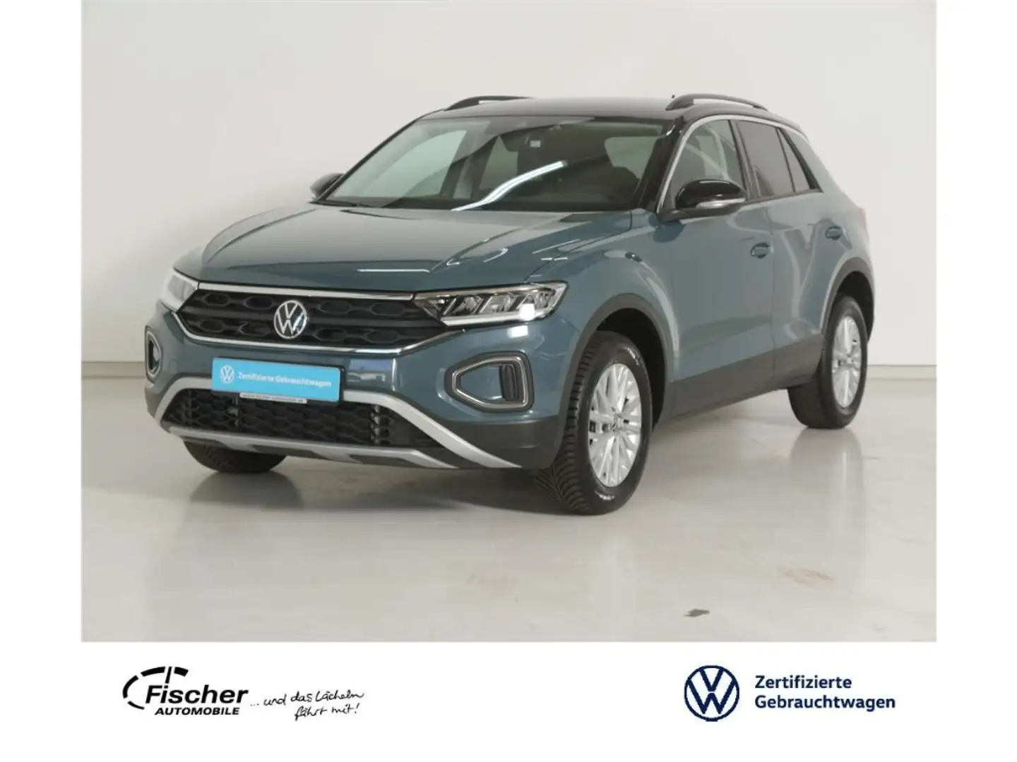 Volkswagen T-Roc 2.0 TDI Life 6-Gg. NAV/LED/AHK Blau - 1