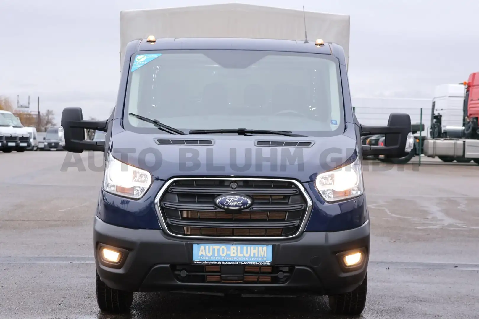 Ford Transit 350 4X4 Doka Plane L2 + AHK 2,8T 7-Sitze Blau - 2