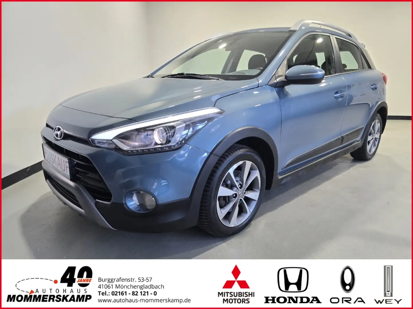 Hyundai i20 Active Trend 1.4 CRDi+LenkradHZG+SitzHZG+Lederlenk Blau - 1