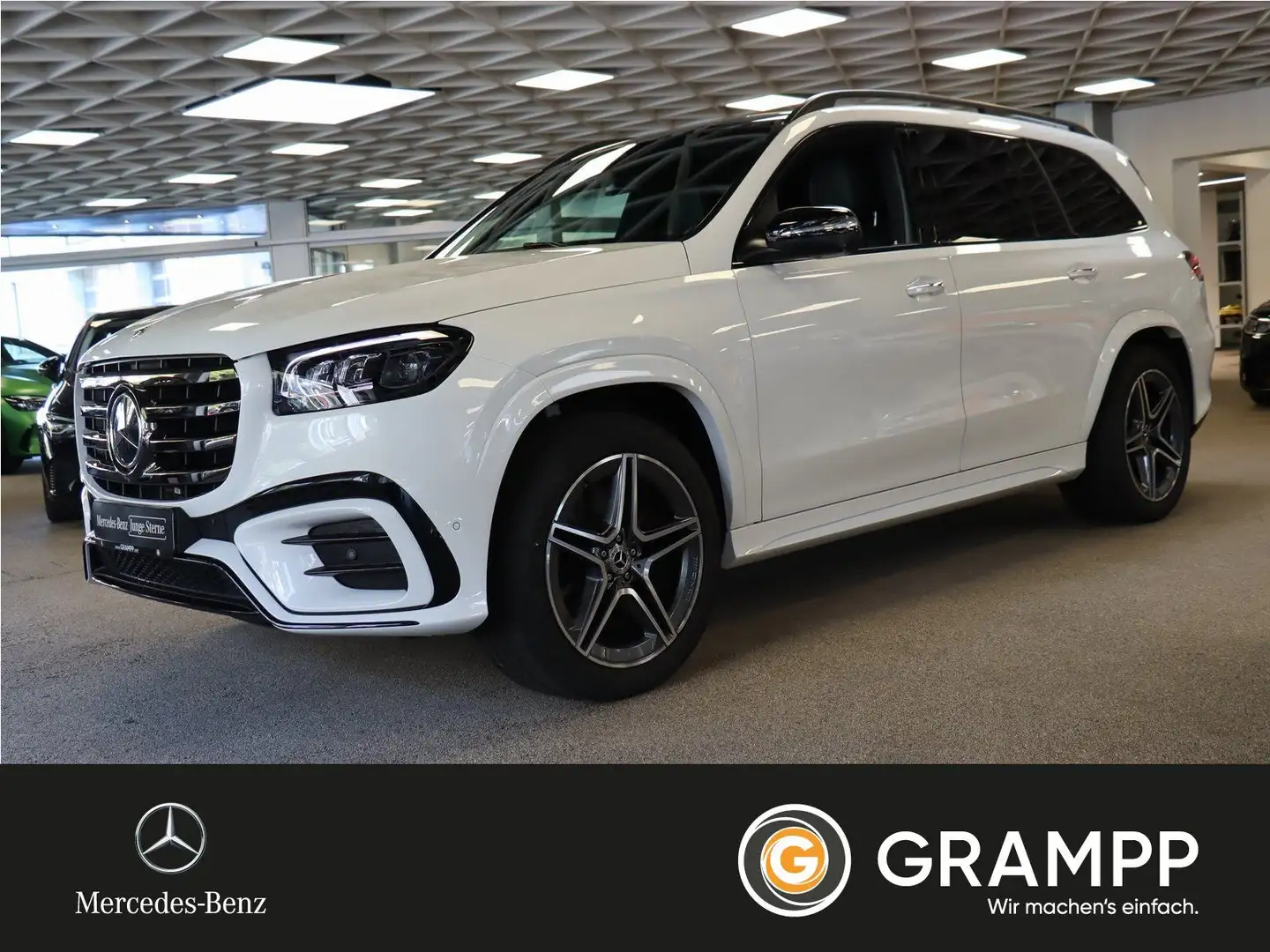 Mercedes-Benz GLS 450 d 4M AMG Pano/AHK/Fahrassi/Airmatic/LED Weiß - 1