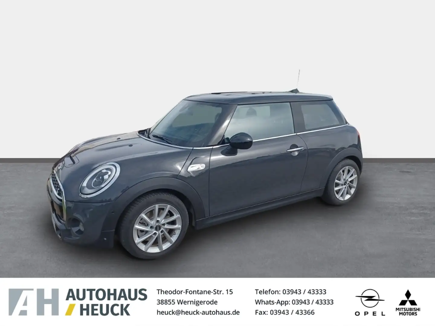 MINI Cooper S MINI HUD El. Panodach Navi Leder HarmanKardon LED Gri - 1