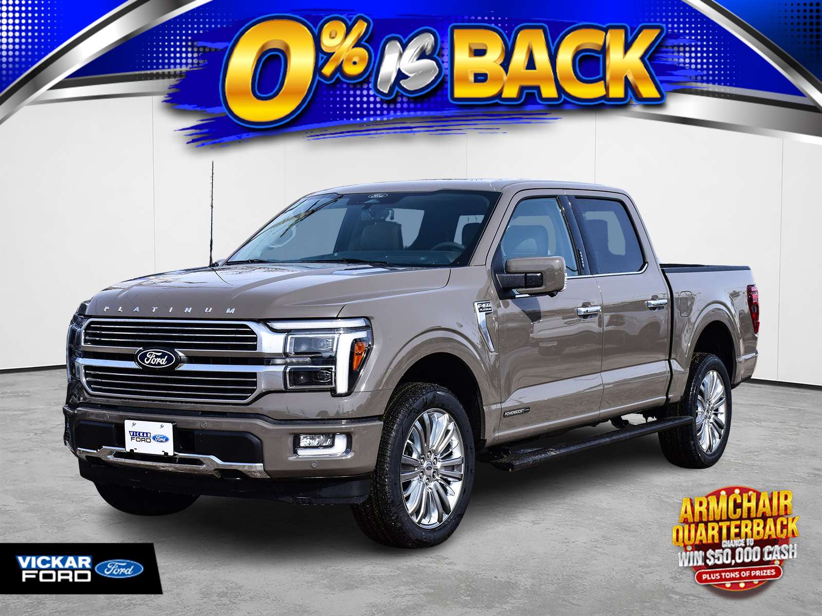 Gray 2026 Ford F-150 Pickup Truck Four-Wheel Drive Automatic