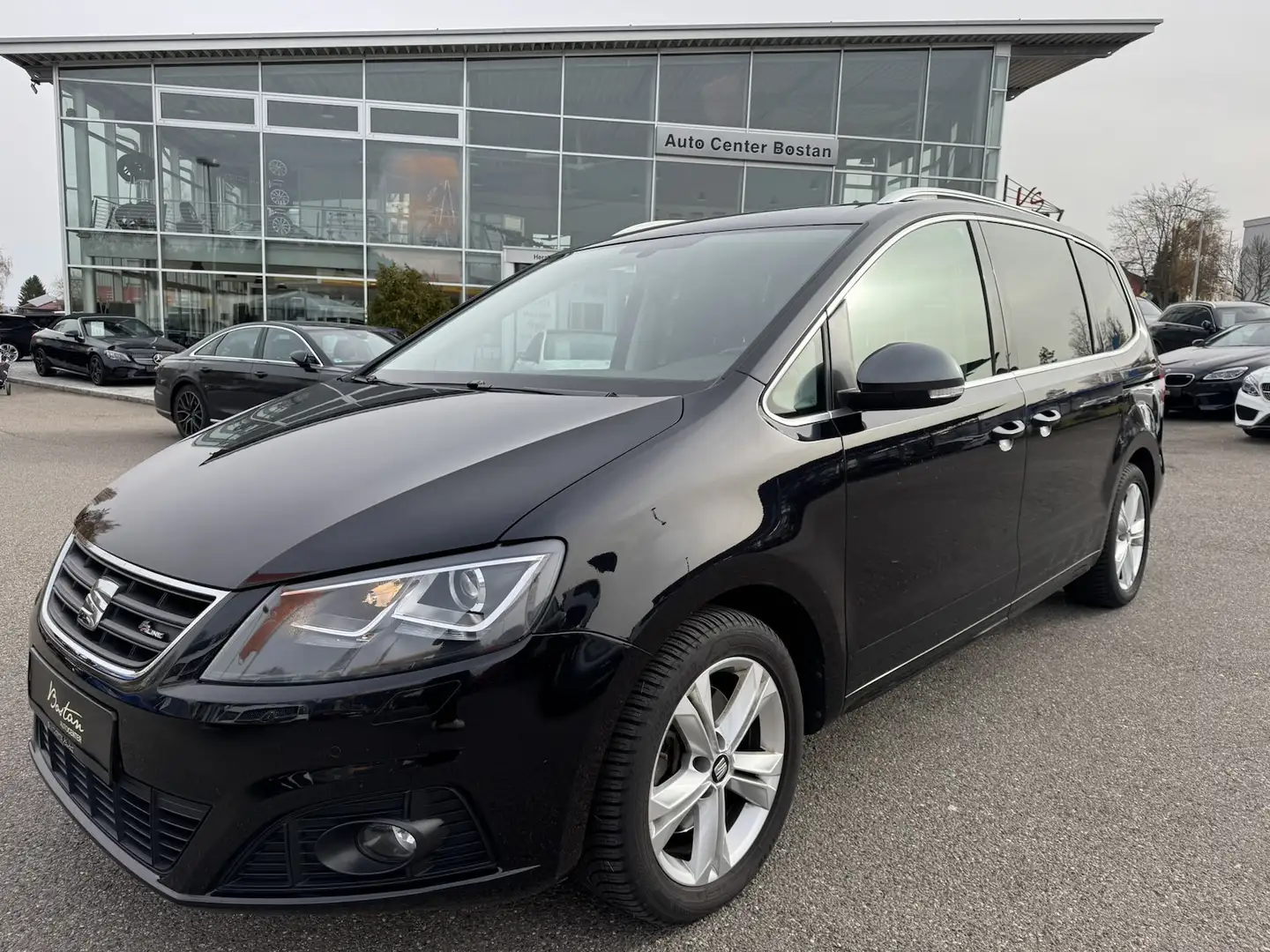 SEAT Alhambra 2.0 TDI FR-LINE/PANO/LEDER/DAB/7-SITZE Schwarz - 2