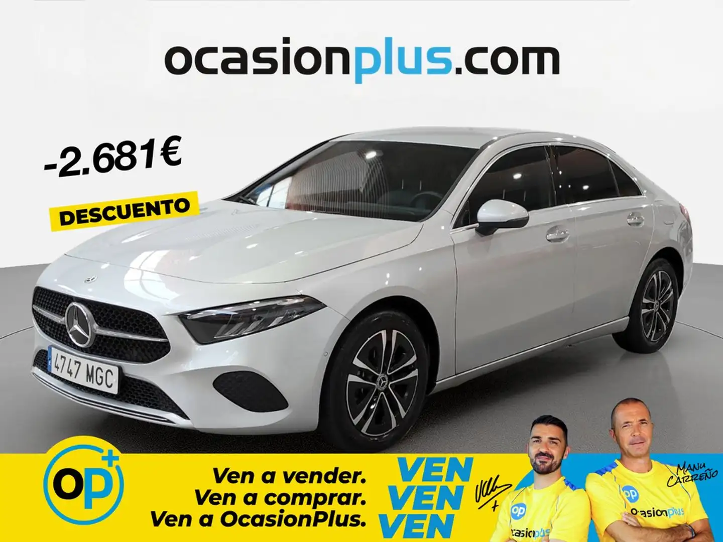 Mercedes-Benz A 250 250e Sedán 8G-DCT Gris - 1
