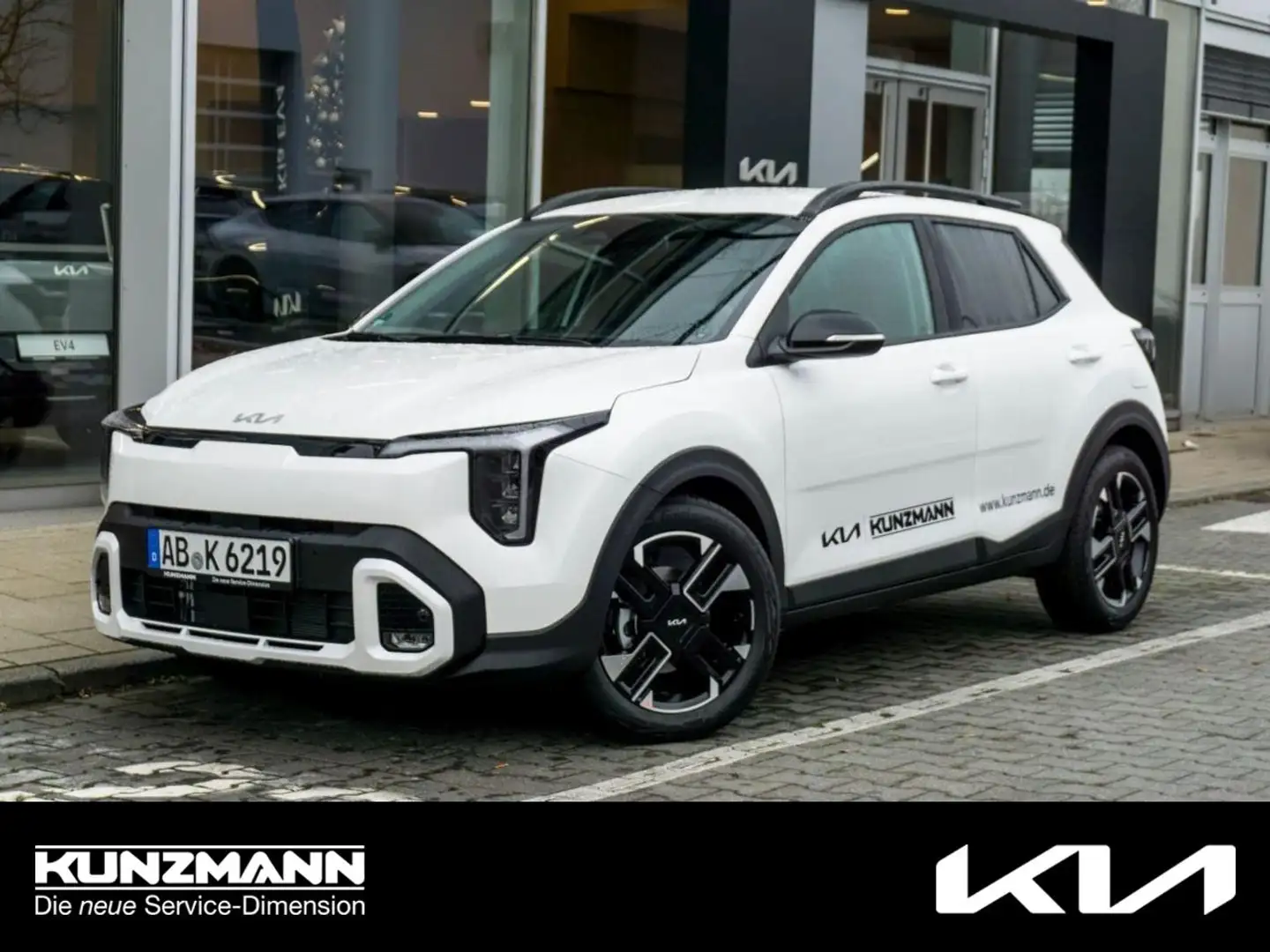 Kia Stonic 1.0T DCT GT-Line Rückfahrkamera Lenkradhzg Weiß - 1