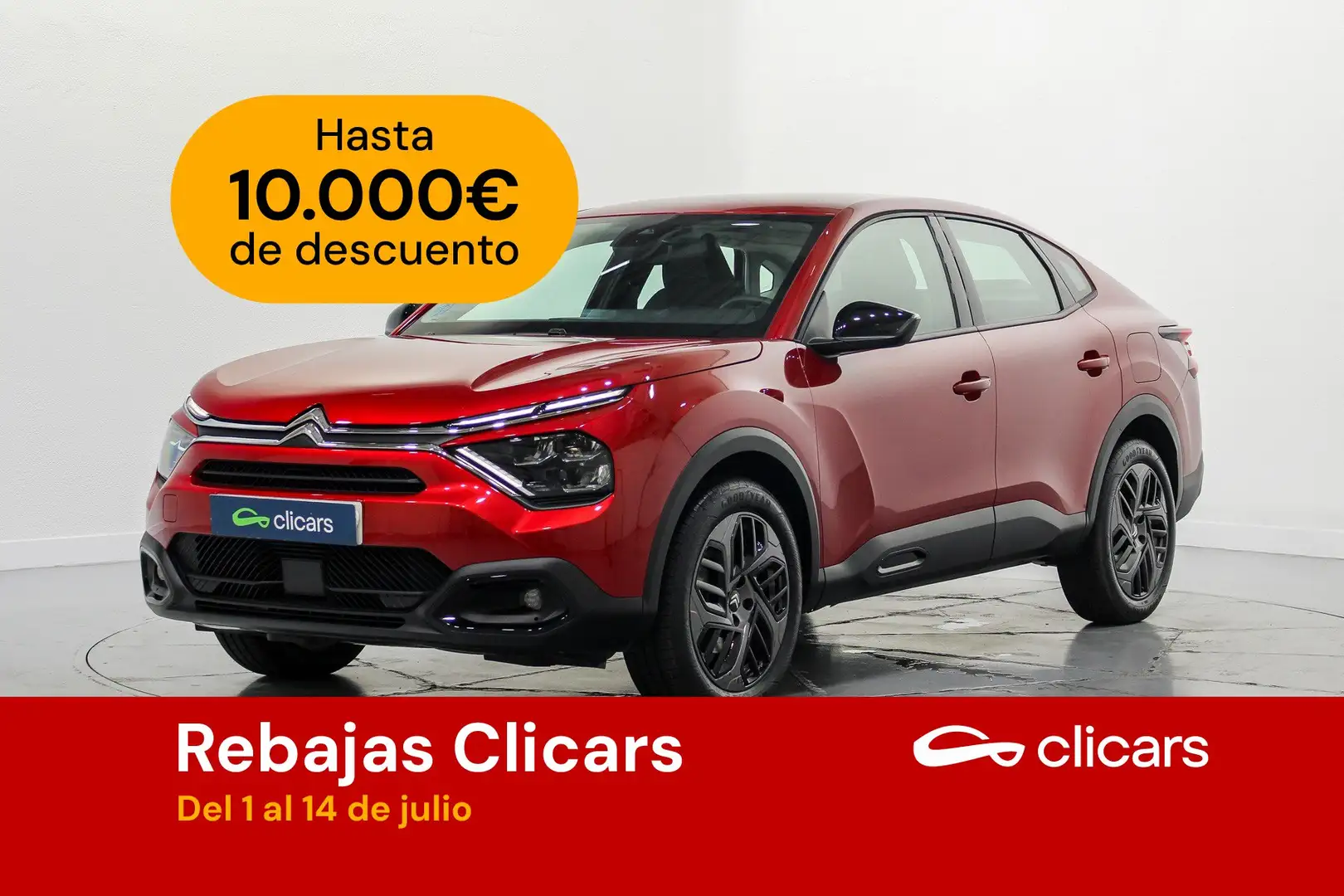 Citroen C4 X Hybrid Plus eDSC6 136 Rouge - 1