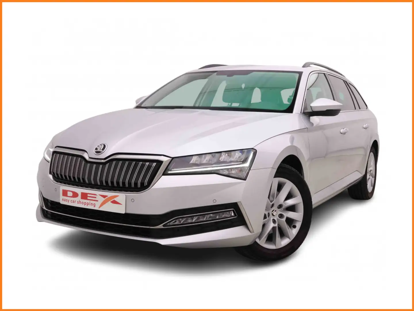 Skoda Superb 1.4 TSI 217 PHEV Combi Clever + GPS + CAM + LED Zilver - 1