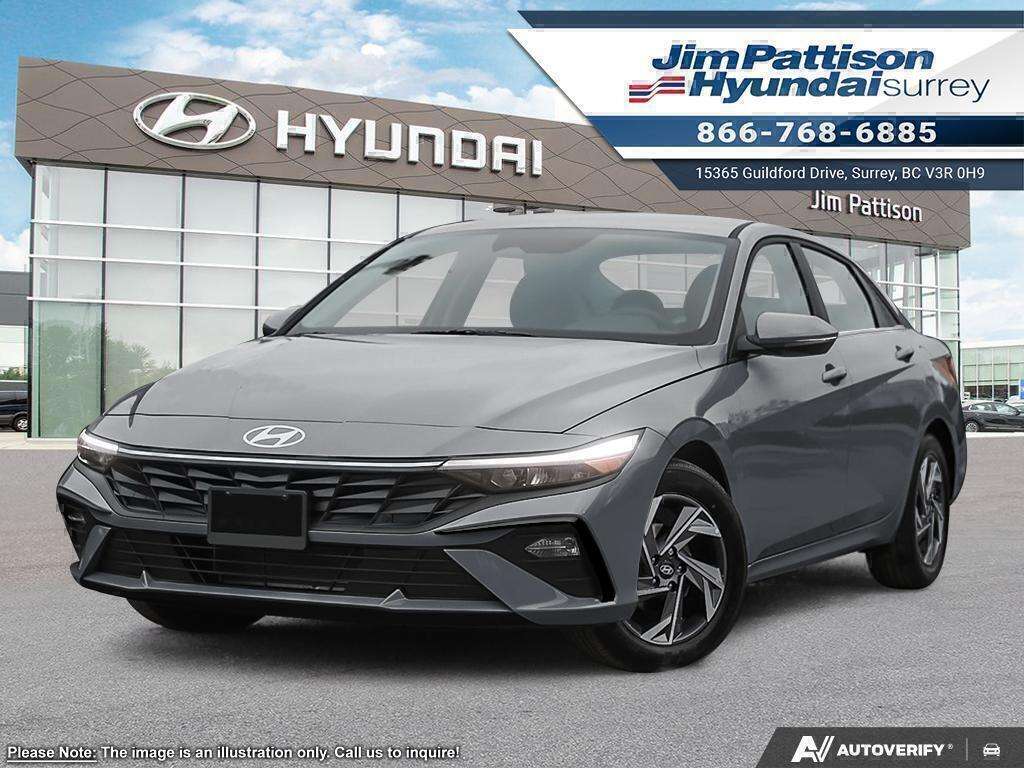 Gray 2026 Hyundai Elantra Hybrid Sedan  Automatic