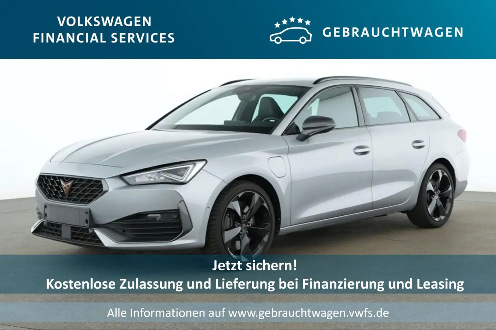 CUPRA Leon ST 1.4 e-Hybrid DSG AHK*RFK*PDC*Tempo*Klima Silber - 1