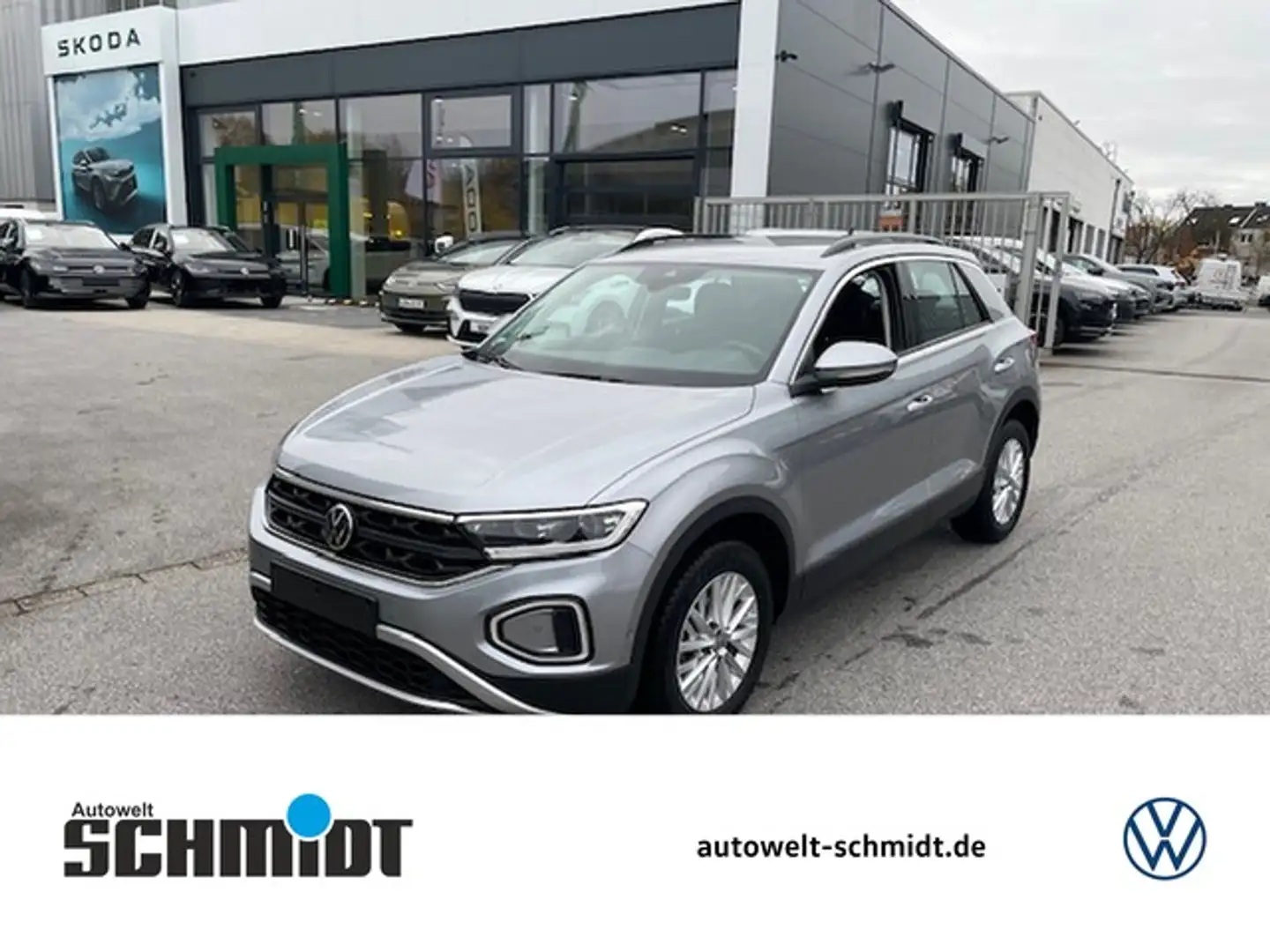 Volkswagen T-Roc 1.0TSi Life R-Kamera NaviMedia LED-Plus Parkass... Silber - 1