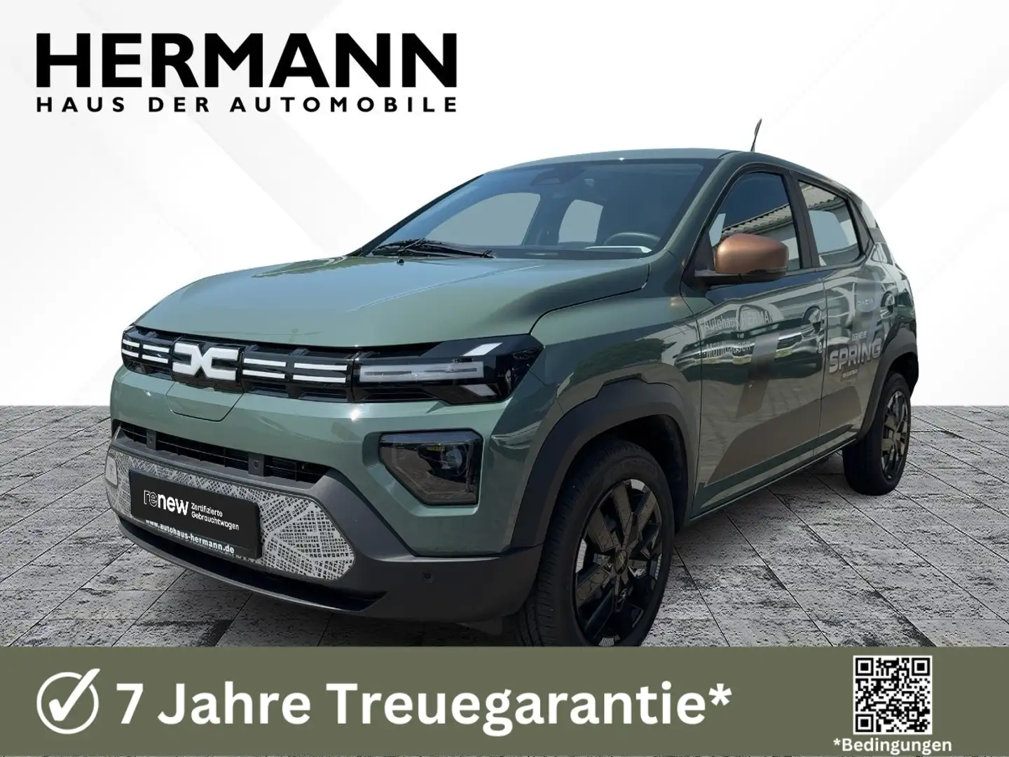Dacia Spring Electric 65  Extreme *NAVI*LED*SpurH*KAM Groen - 1