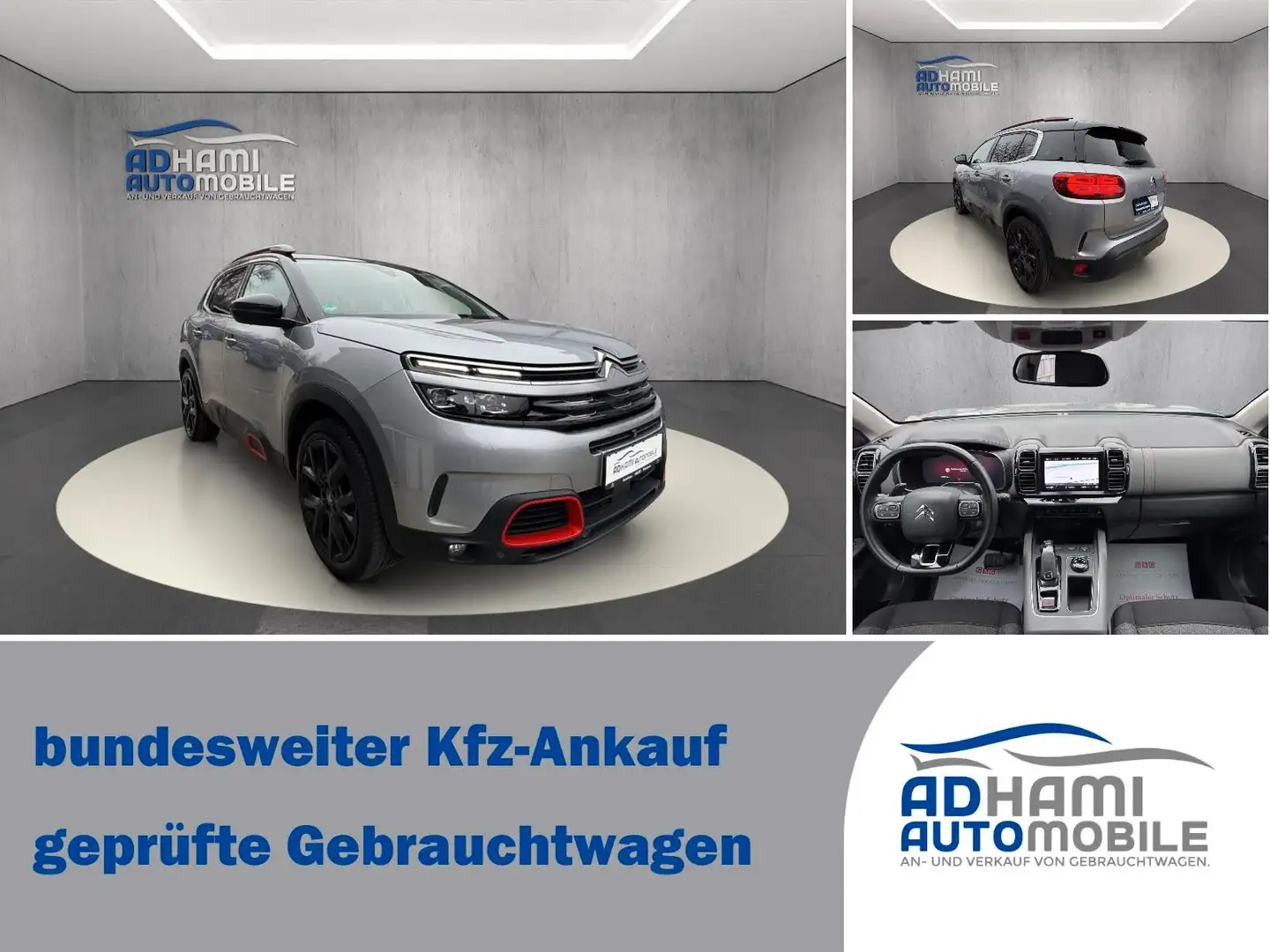 Citroen C5 Aircross /AUTOMATIK/NAVI/LED/KAMERA/DAB/SHZ! Gris - 2