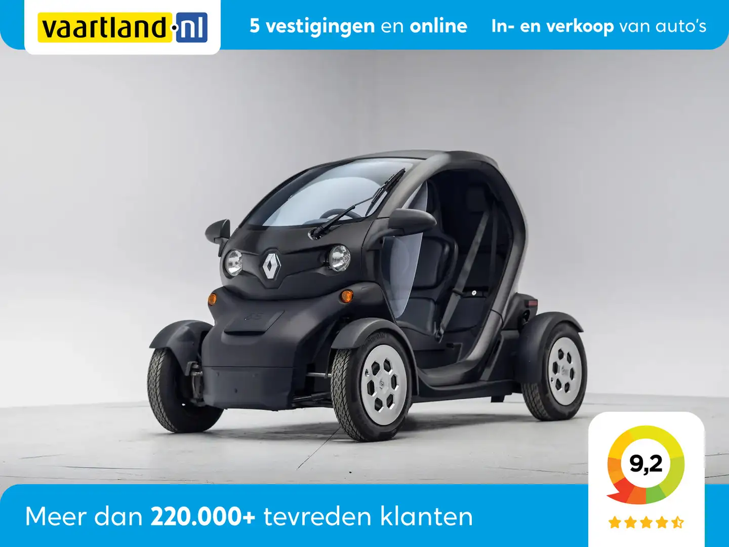 Renault Twizy Life 80km/u 2-pers Incl. accu [ Brushed metal wrap Czarny - 1