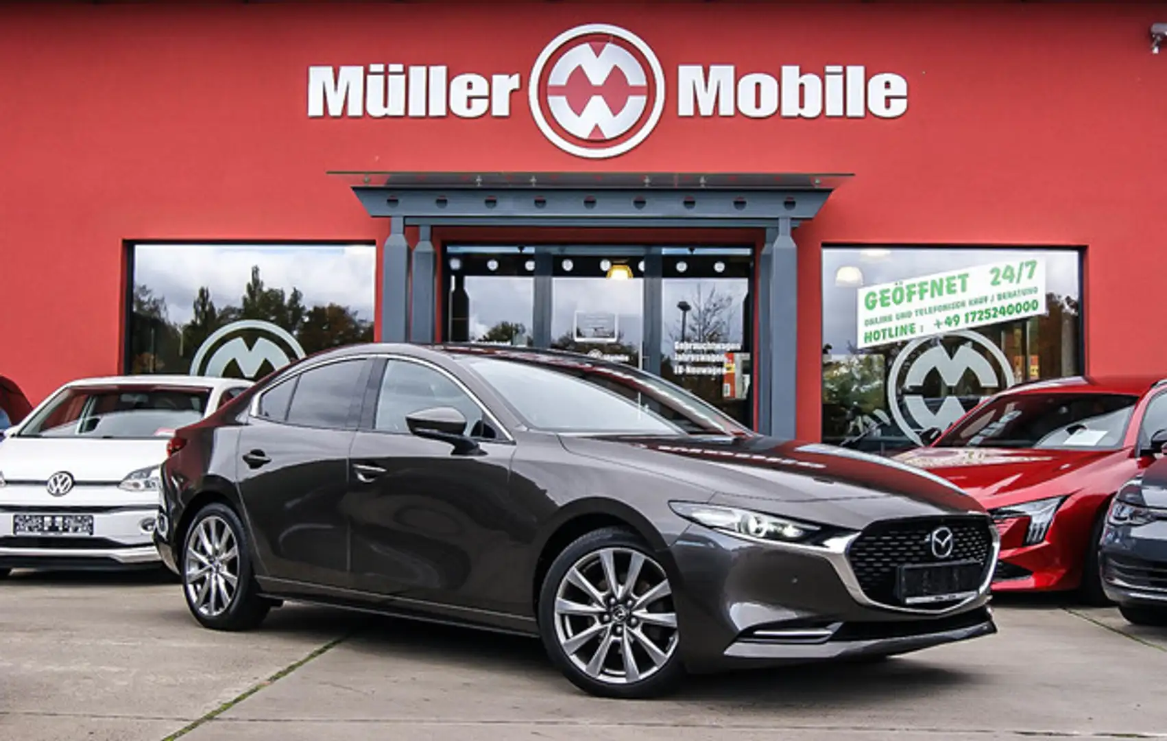 Mazda 3 Limousine 2.0 HEADUP LEDER BOSE MATRIX 1.HAND Sele Grau - 1