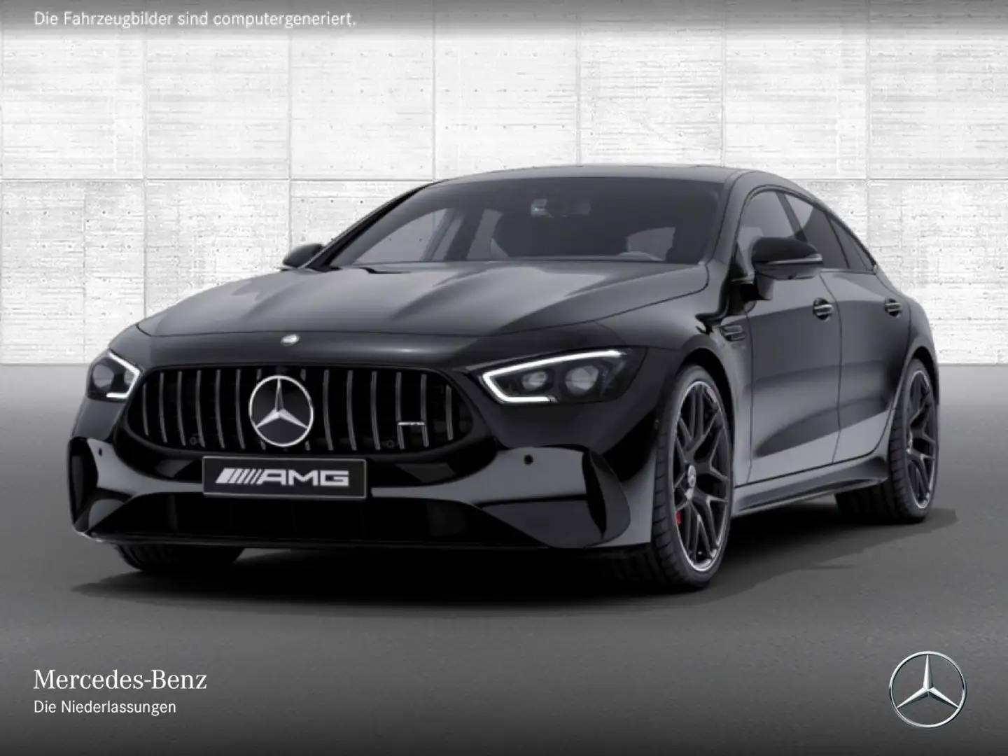 Mercedes-Benz AMG GT 63 Cp. 4M Perf-Abgas WideScreen Multibeam Negru - 2