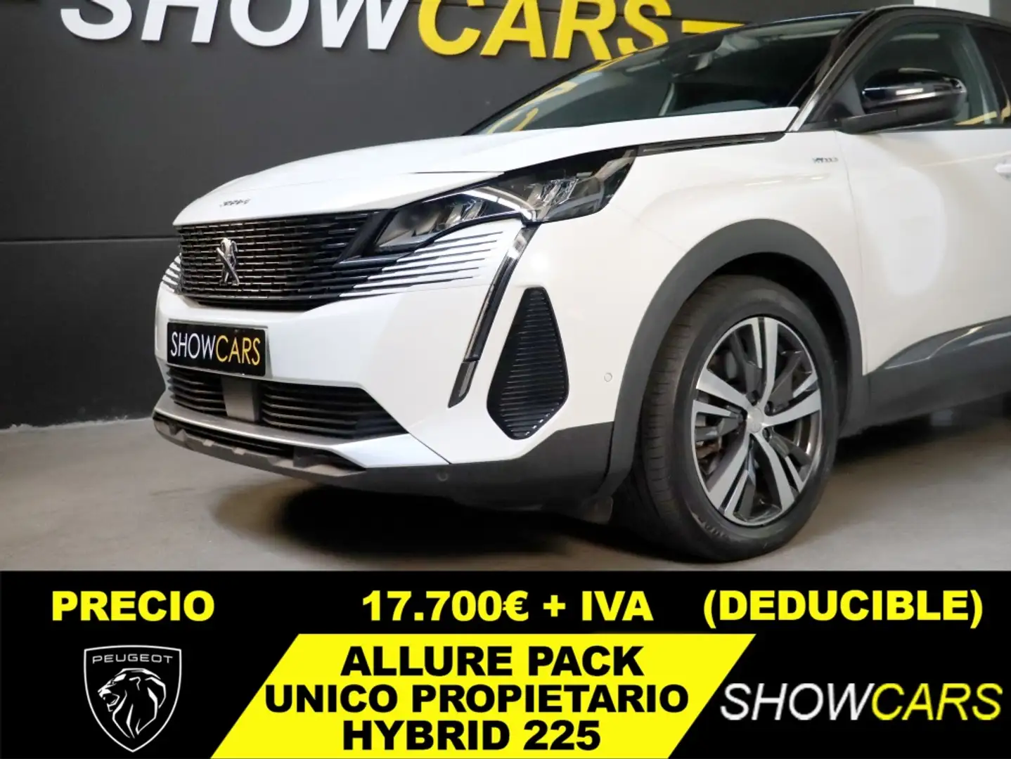 Peugeot 3008 HYB PHEV 225 Allure Pack e-EAT8 Blanc - 1