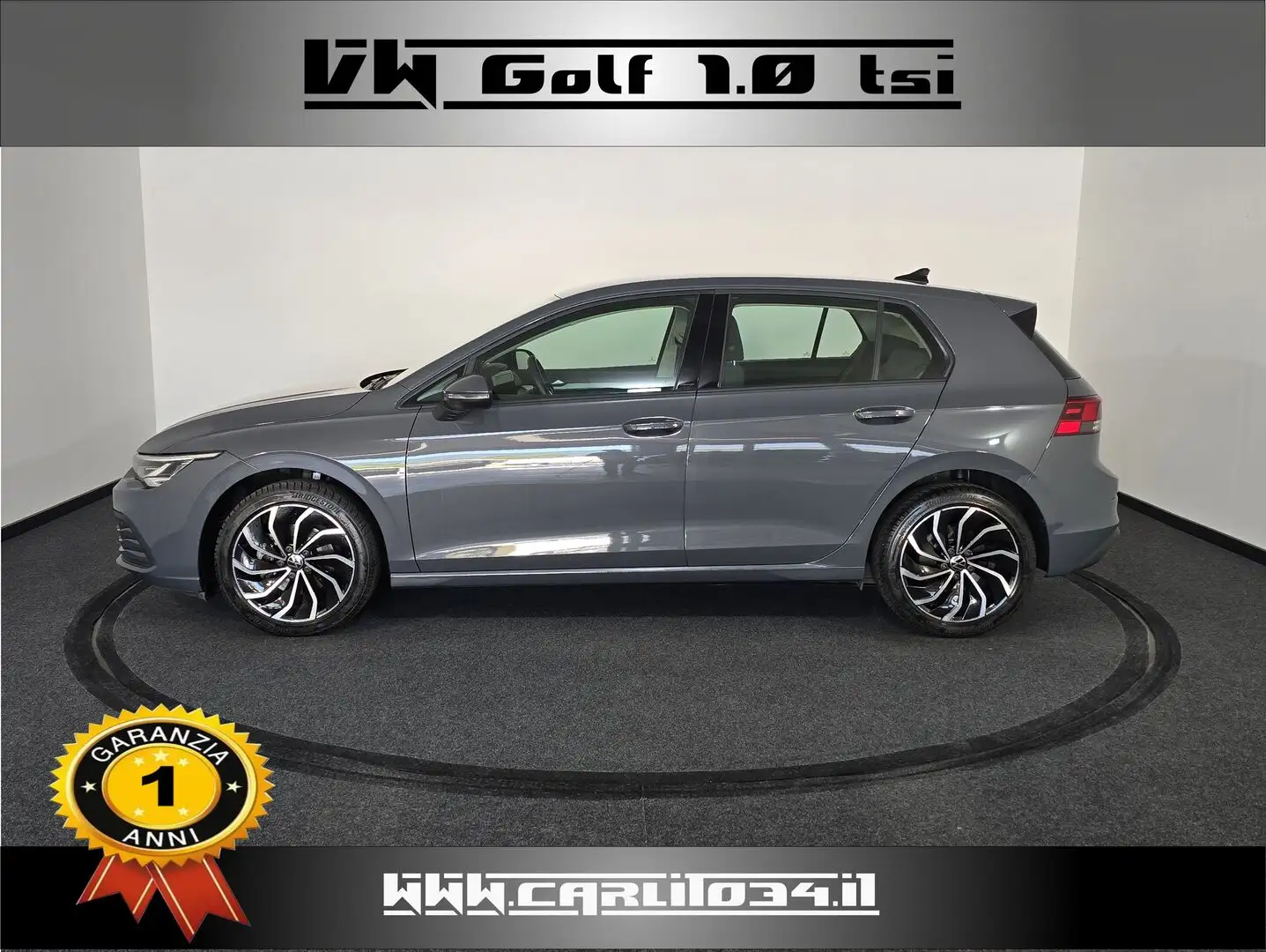 Volkswagen Golf 1.0 etsi evo Life 110cv dsg Grijs - 2