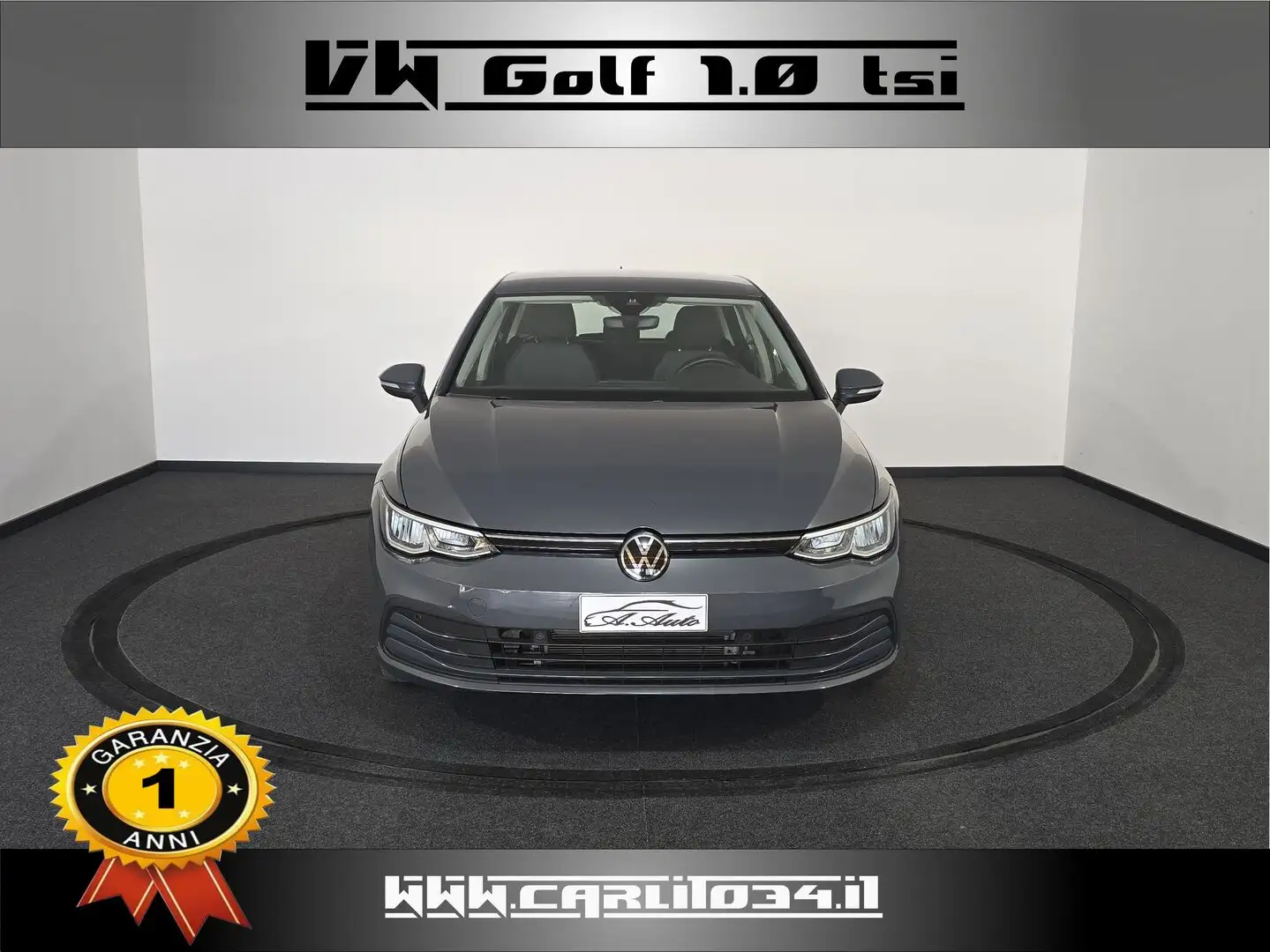 Volkswagen Golf 1.0 etsi evo Life 110cv dsg Grijs - 1