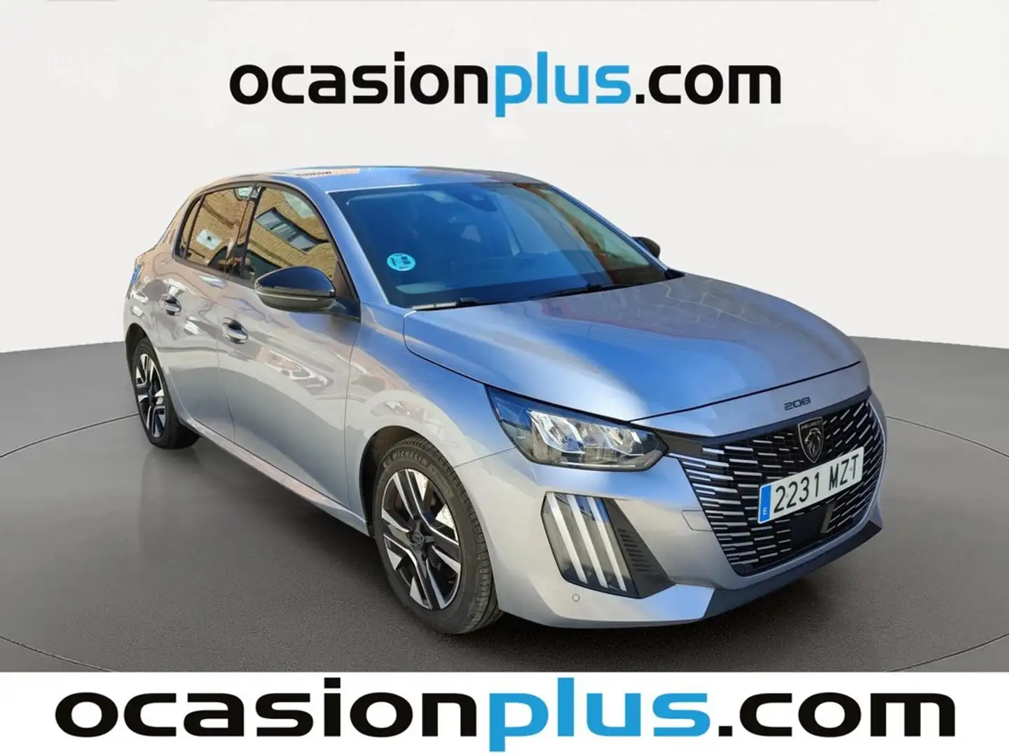 Peugeot 208 1.2 Puretech S&S Allure 100 Gris - 2