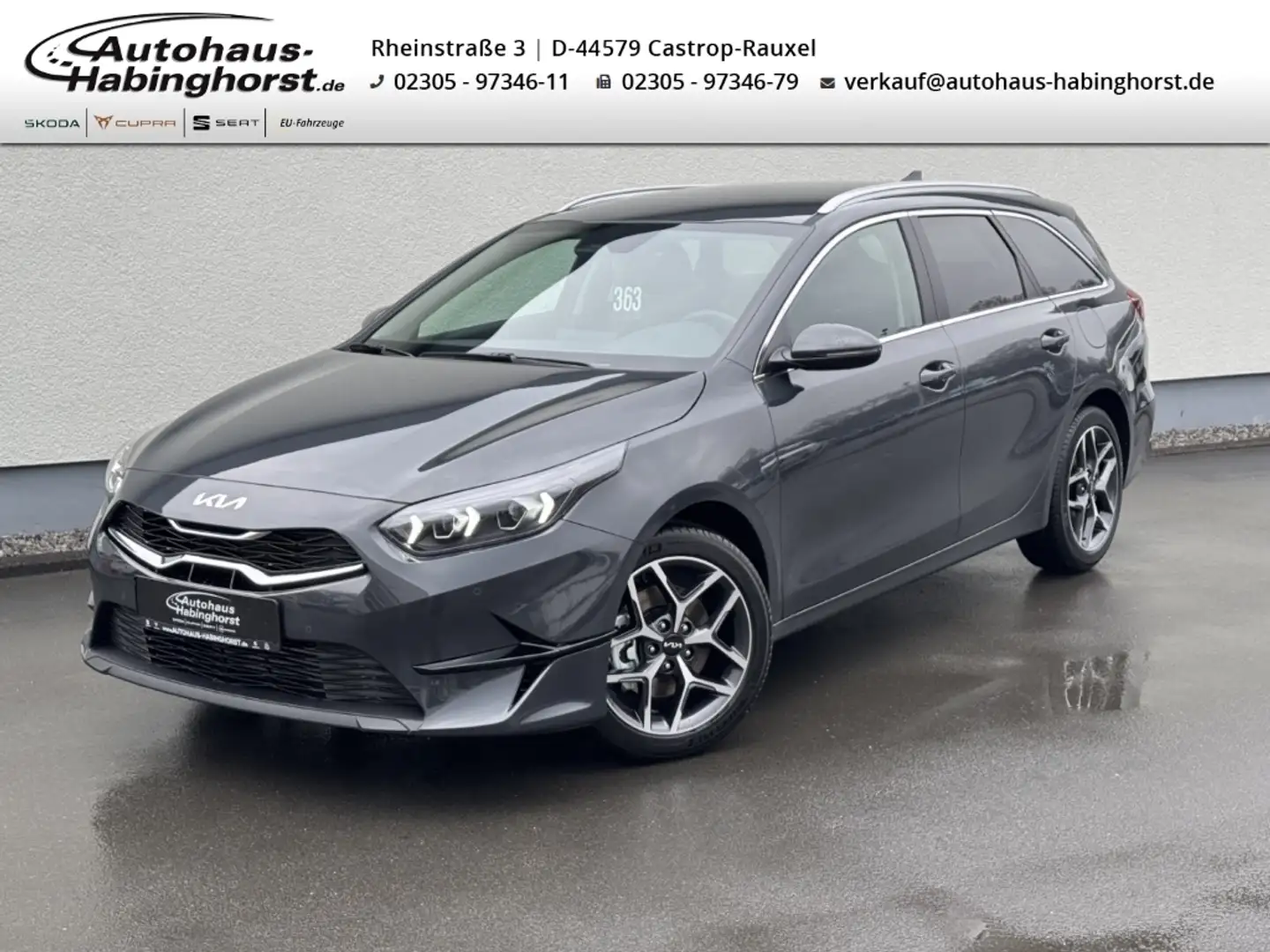 Kia Ceed SW / cee'd SW 1.5 T-GDI DCT TOP LED PDC Navi Alu17 Sitzhzg. Grau - 1