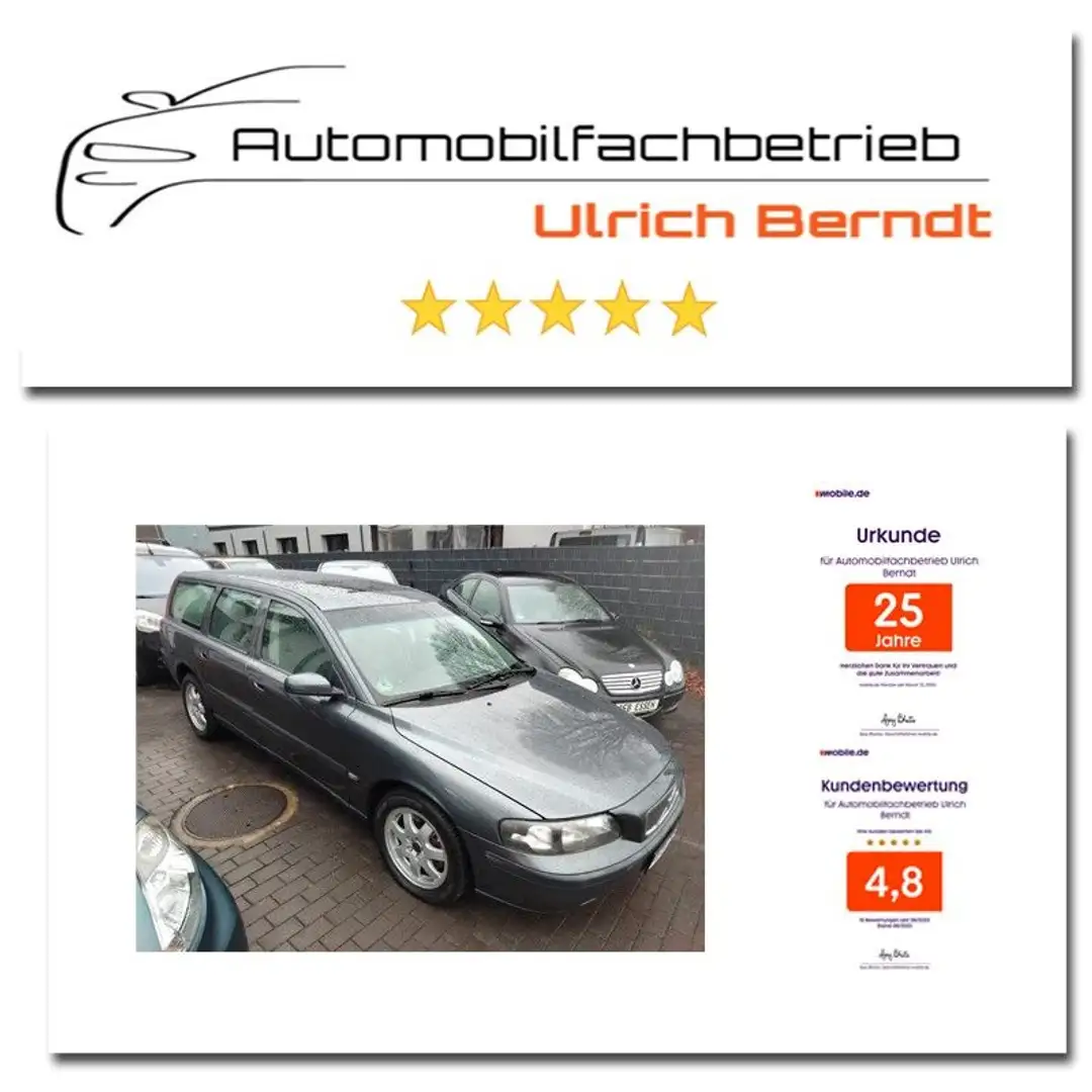 Volvo V70 2.4 II Comfort - TÜV+Grosse Insp. neu Schwarz - 1