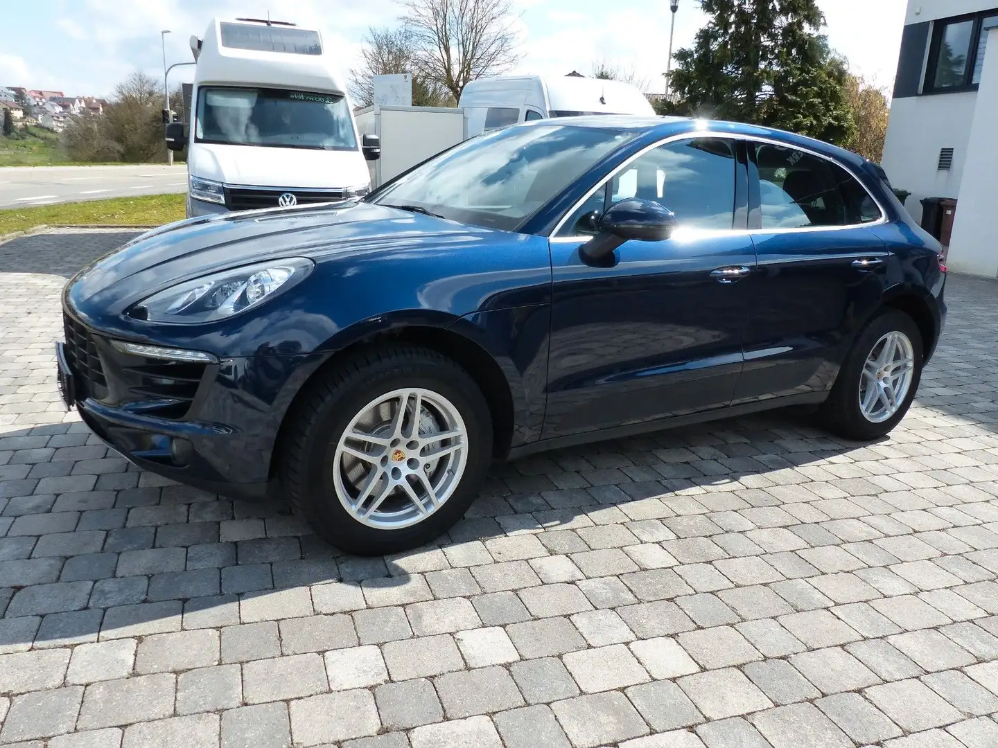 Porsche Macan Diesel 1.Hd 100% PZ-KD Std.hzg. techn.Top! Blauw - 2