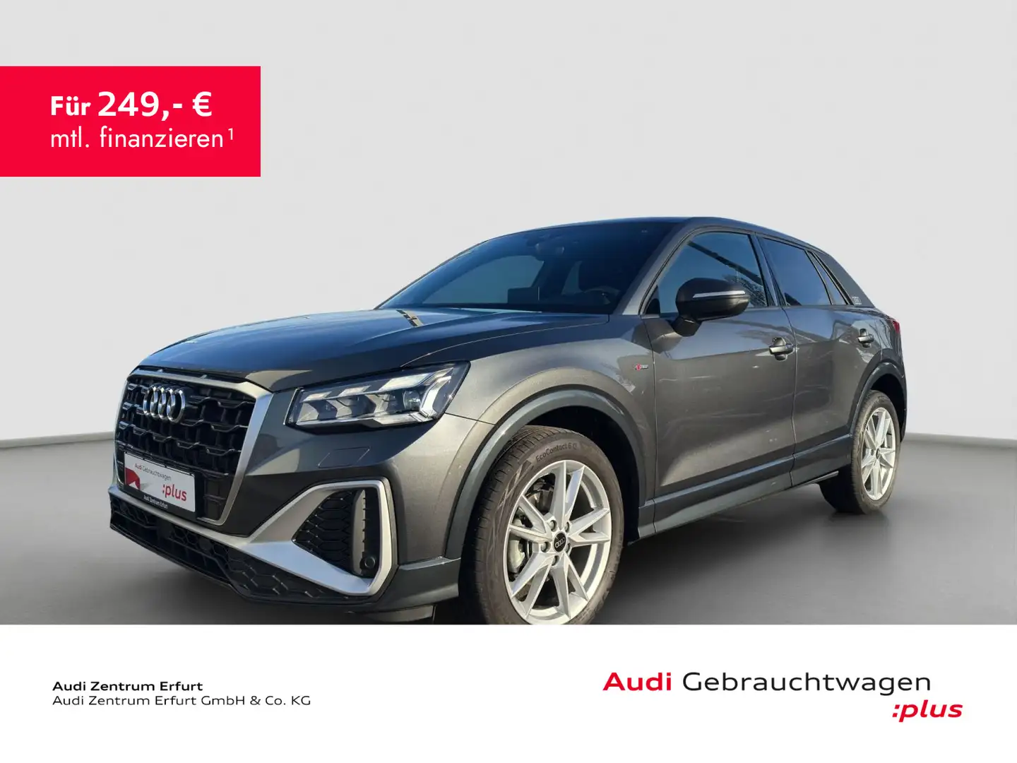 Audi Q2 35 TFSI S-tronic S line Matrix Standheizung A Grau - 1