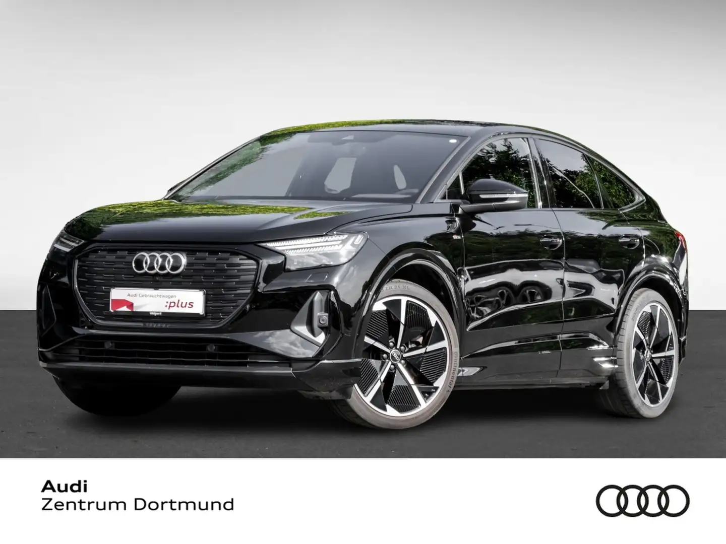 Audi Q4 e-tron Sportback 50 quattro S LINE AHK CAM 21Z Negru - 1