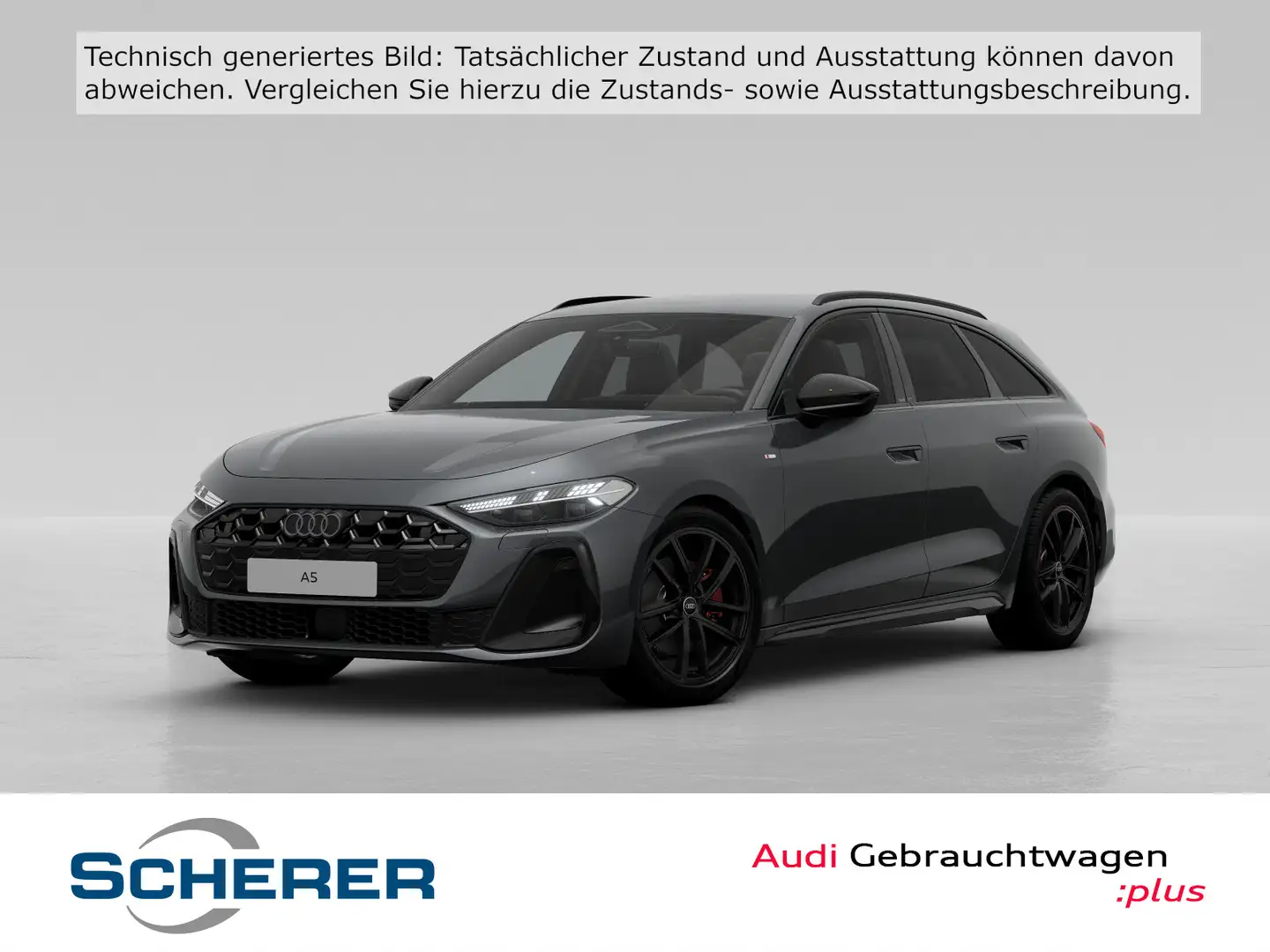 Audi A5 TFSI S LINE MAT-LED 360GRAD MMI ACC Gris - 1
