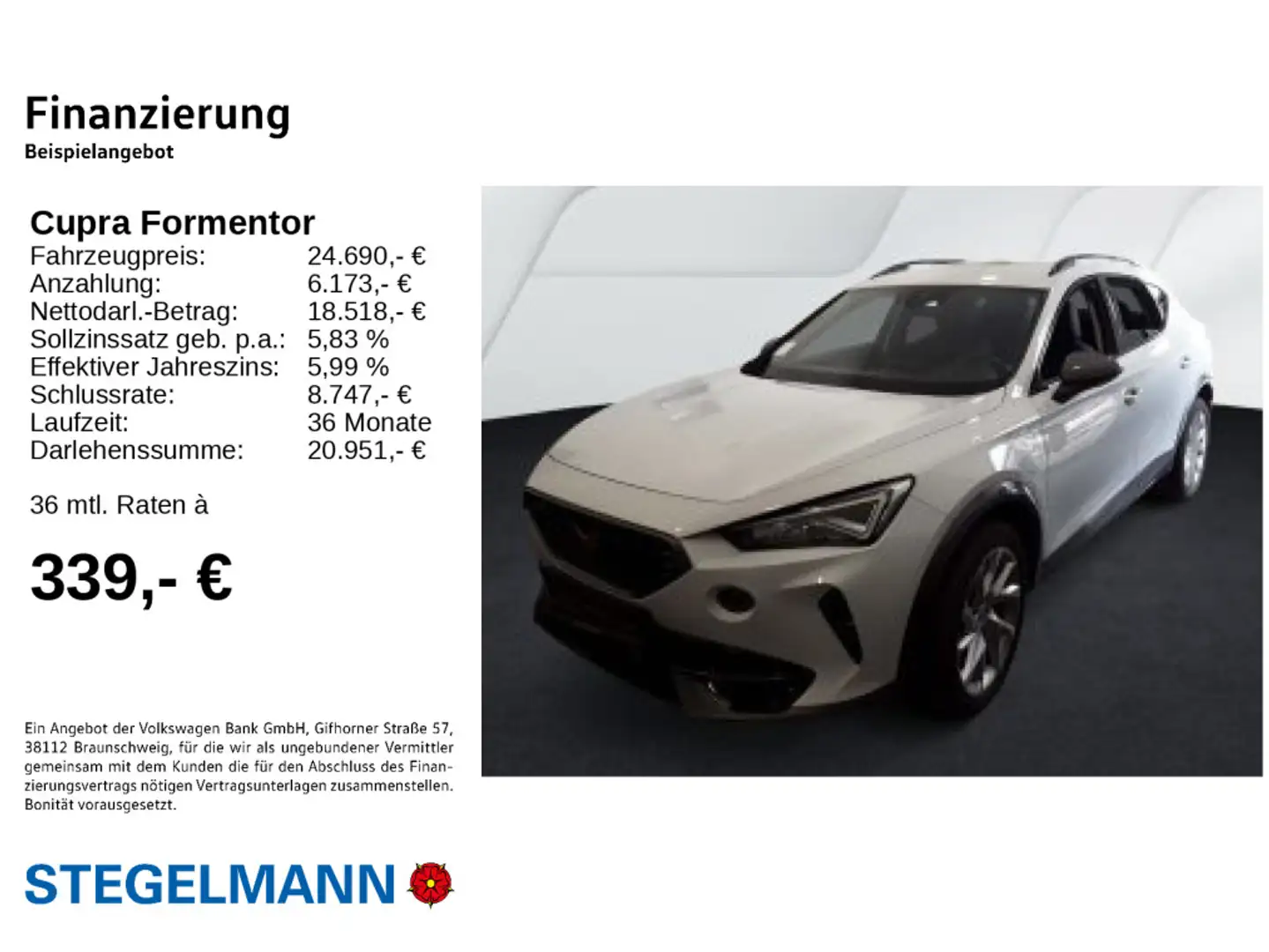 CUPRA Formentor 1.4 TSI DSG Hybrid *App-Connect*Kamera Weiß - 2