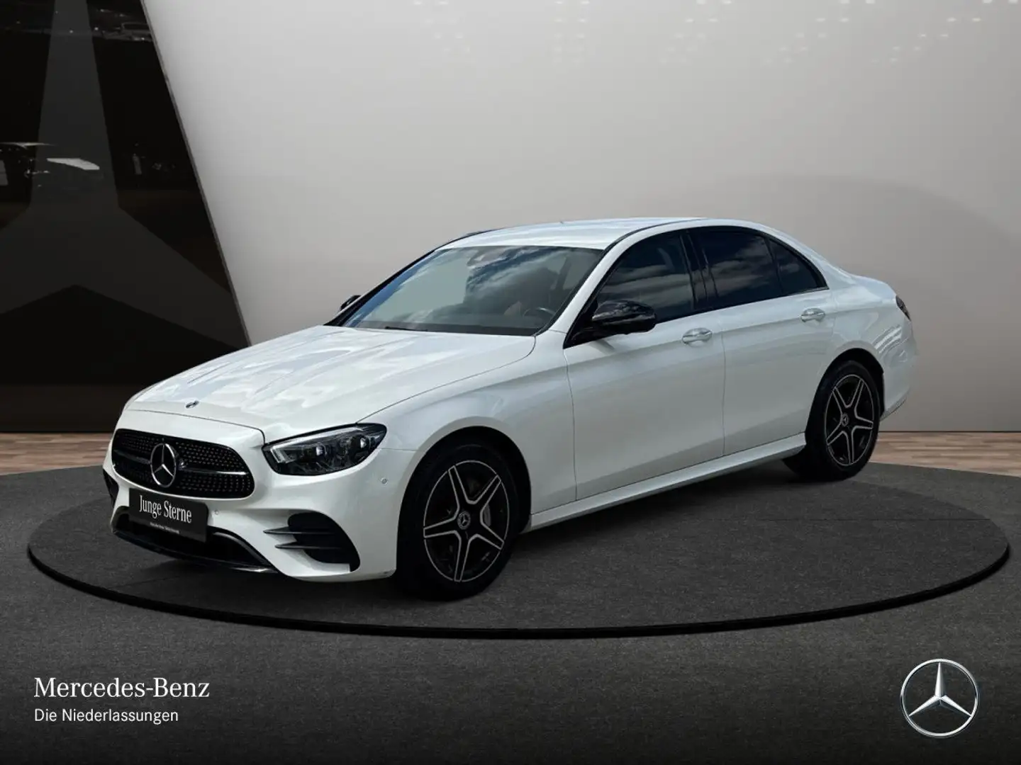 Mercedes-Benz E 400 d 4M AMG+NIGHT+360+AHK+MULTIBEAM+FAHRASS+HUD Blanc - 2
