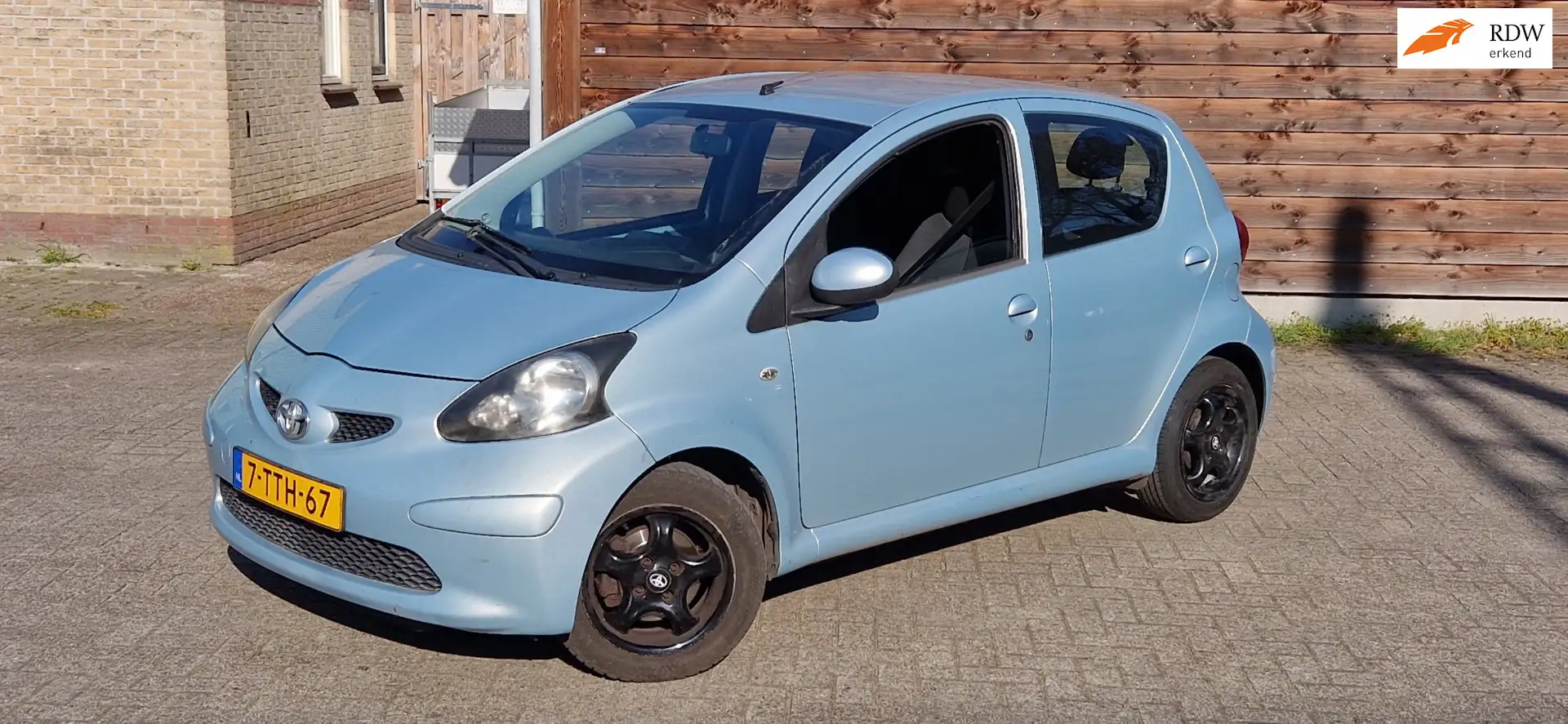Toyota Aygo 1.0 elek ramen Airco Modrá - 1