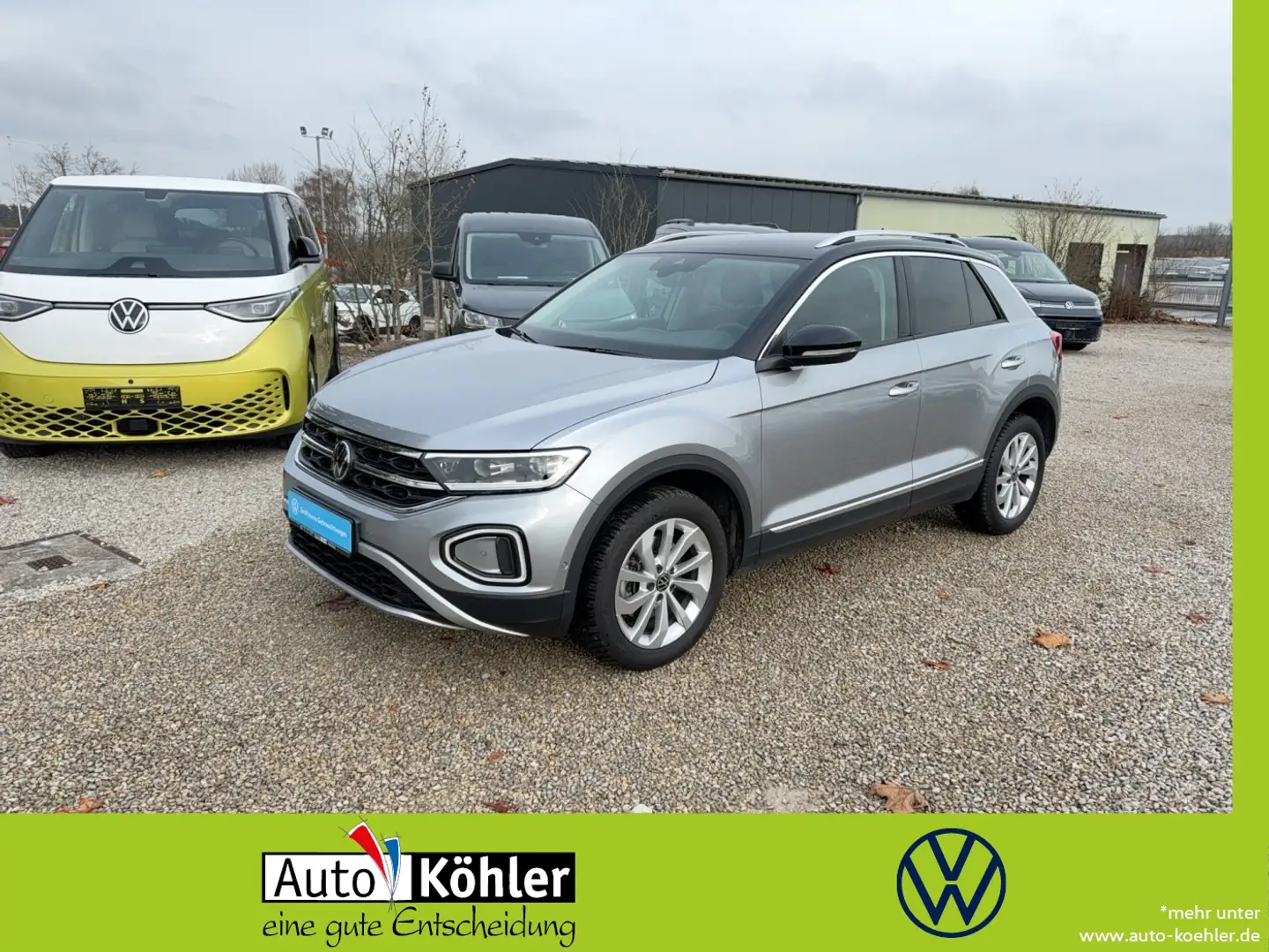 Volkswagen T-Roc 2.0 TDI 4Motion Style /AHK/Virt/ACC Silber - 1