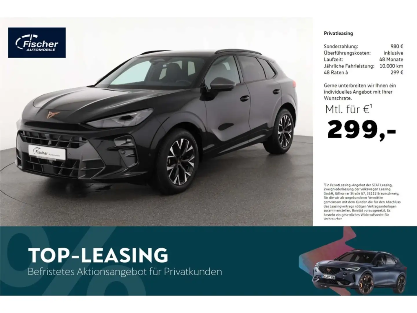 CUPRA Terramar 1.5 eTSI DSG HUD/KESSY/360°/el.Klappe Schwarz - 1