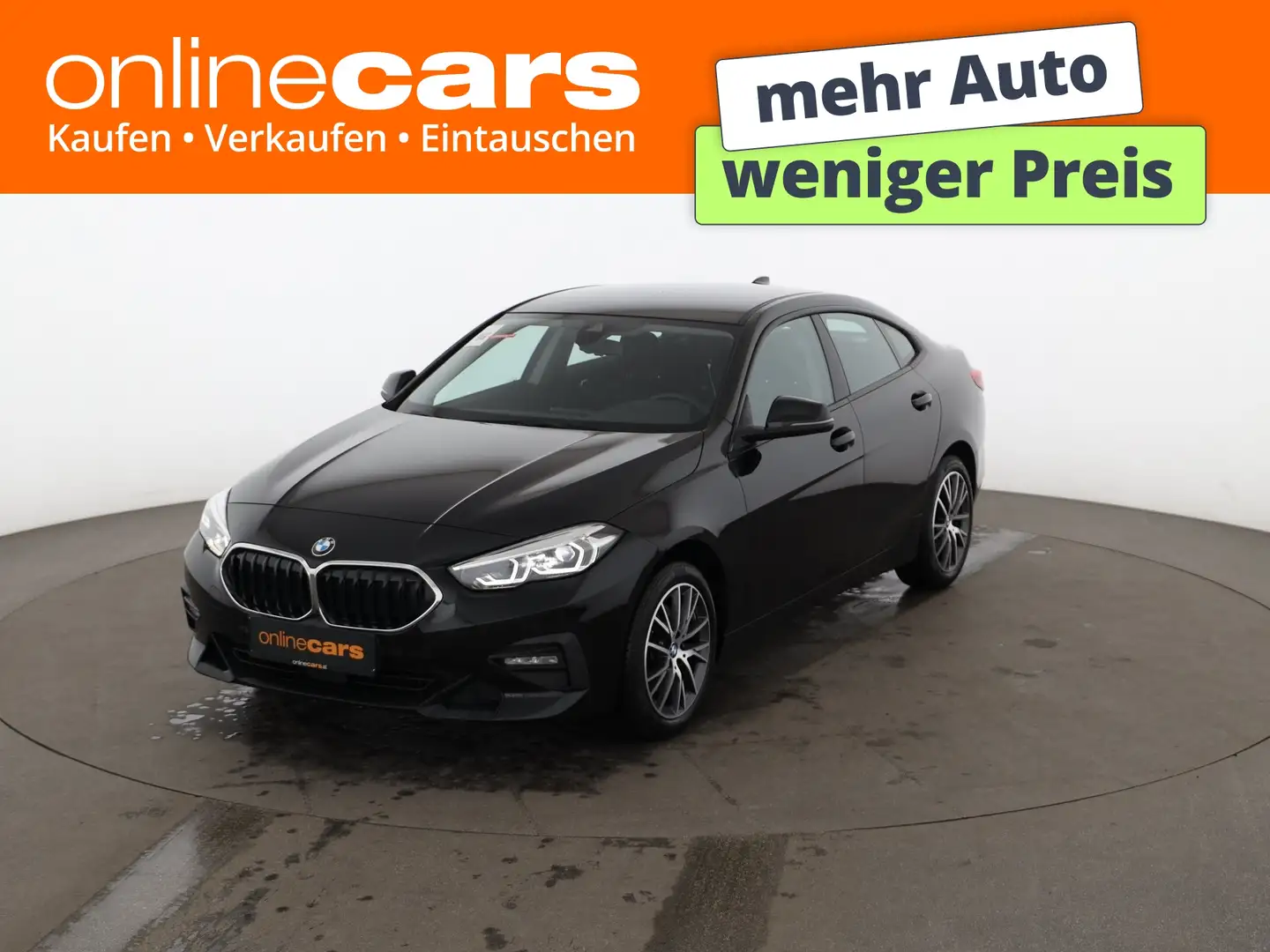 BMW 218 i Gran Coupe Advantage Aut LED NAVI R-CAM Schwarz - 1