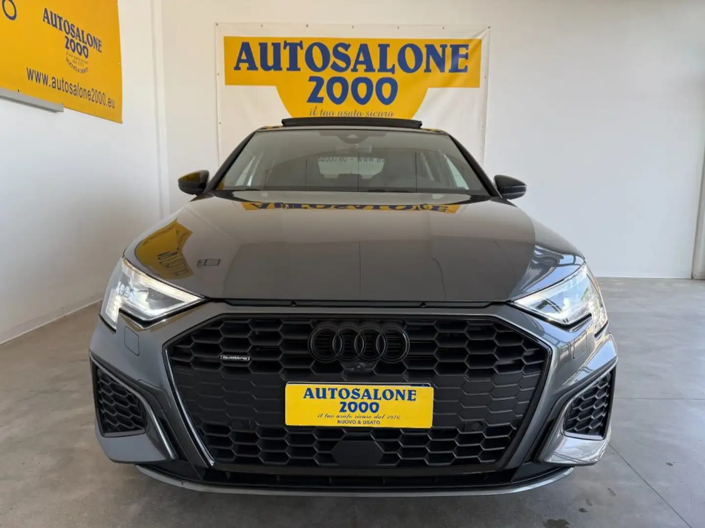 Audi A3 SPB 40 TDI quattro S line sline MATRIX / TETTO Grigio - 2