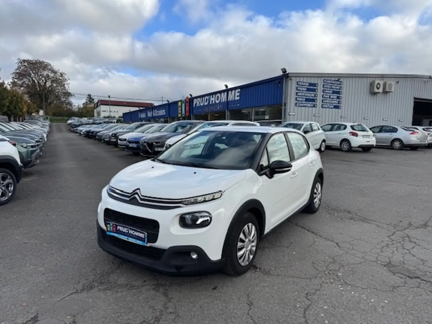Citroen C3 BLUEHDI 100CH FEEL BUSINESS Blanc - 1