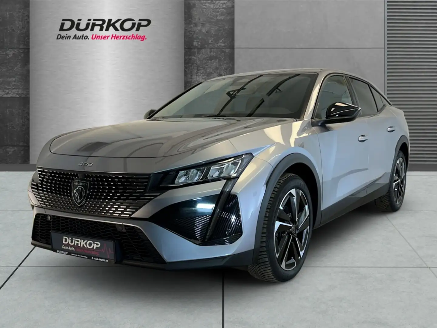 Peugeot 408 1.2 Puretech EU6d Allure Pack PT 130 EAT8 Navi Dig Grau - 1