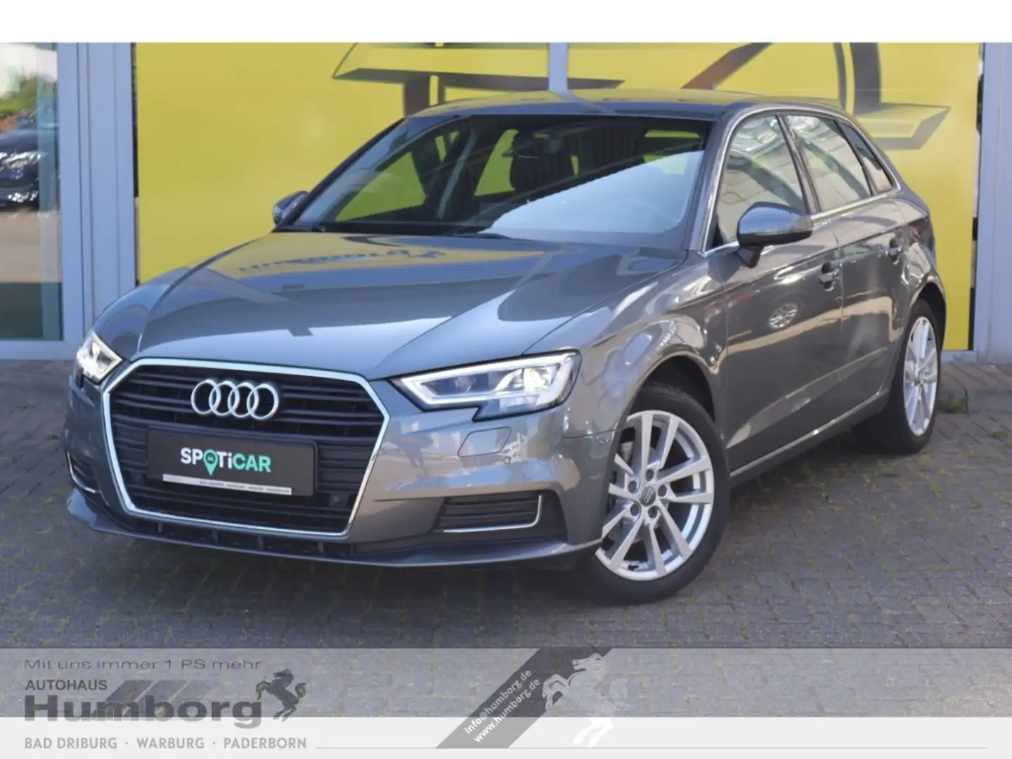 Audi A3 TFSI 1.5 TSI Sportback design Navi LED 2-Zonen-Kli Grijs - 1