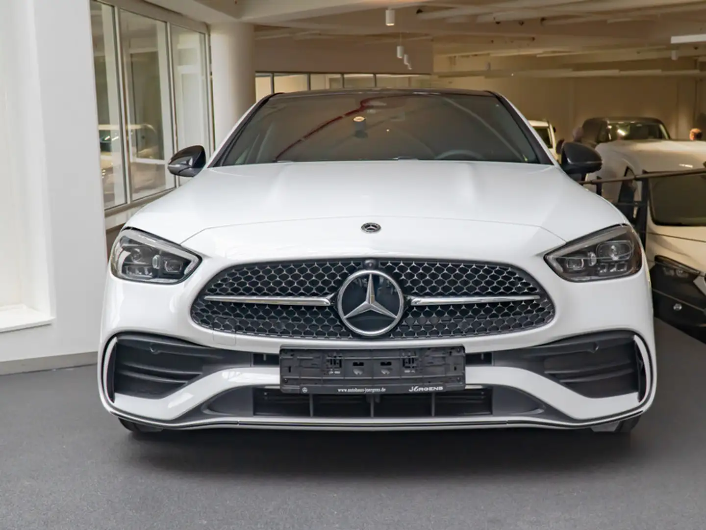 Mercedes-Benz C 200 AMG-Sport/360/Pano/AHK/Night/Distr/Memo/18 Blanc - 2