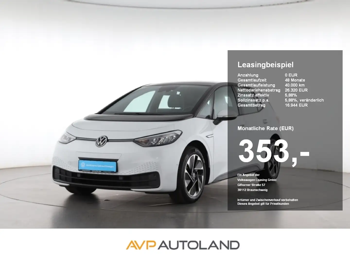Volkswagen ID.3 Pro Performance | NAVI | LED | ACC | SITZH. Beyaz - 1