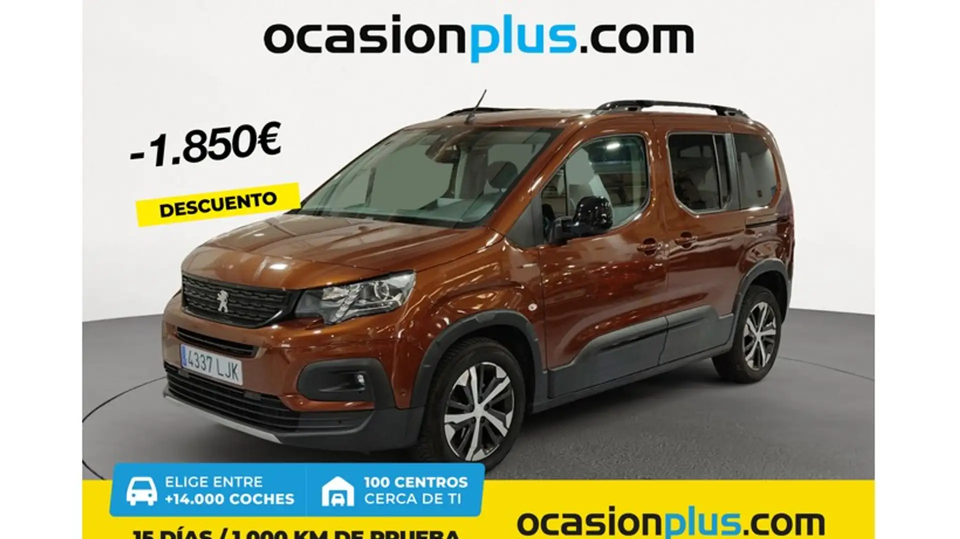 Peugeot Rifter 1.5BlueHDi S&S Standard GT Line EAT8 130 Marrón - 1