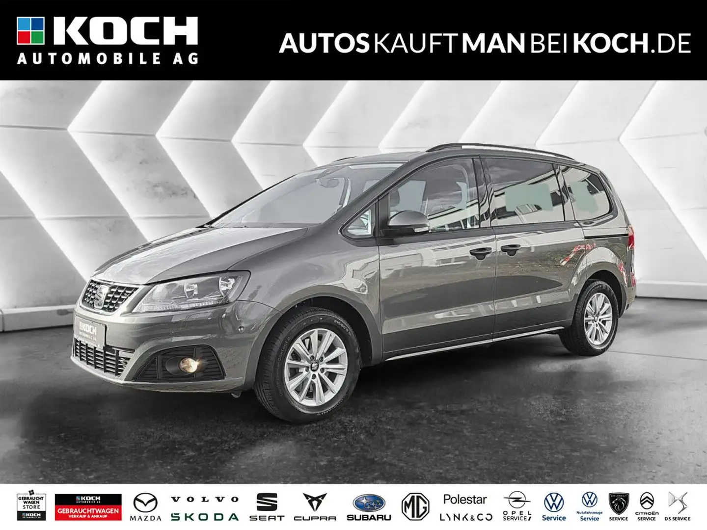 SEAT Alhambra 1.4TSI DSG STYLE STDHZ AHK 7-SITZER ACC Grau - 1