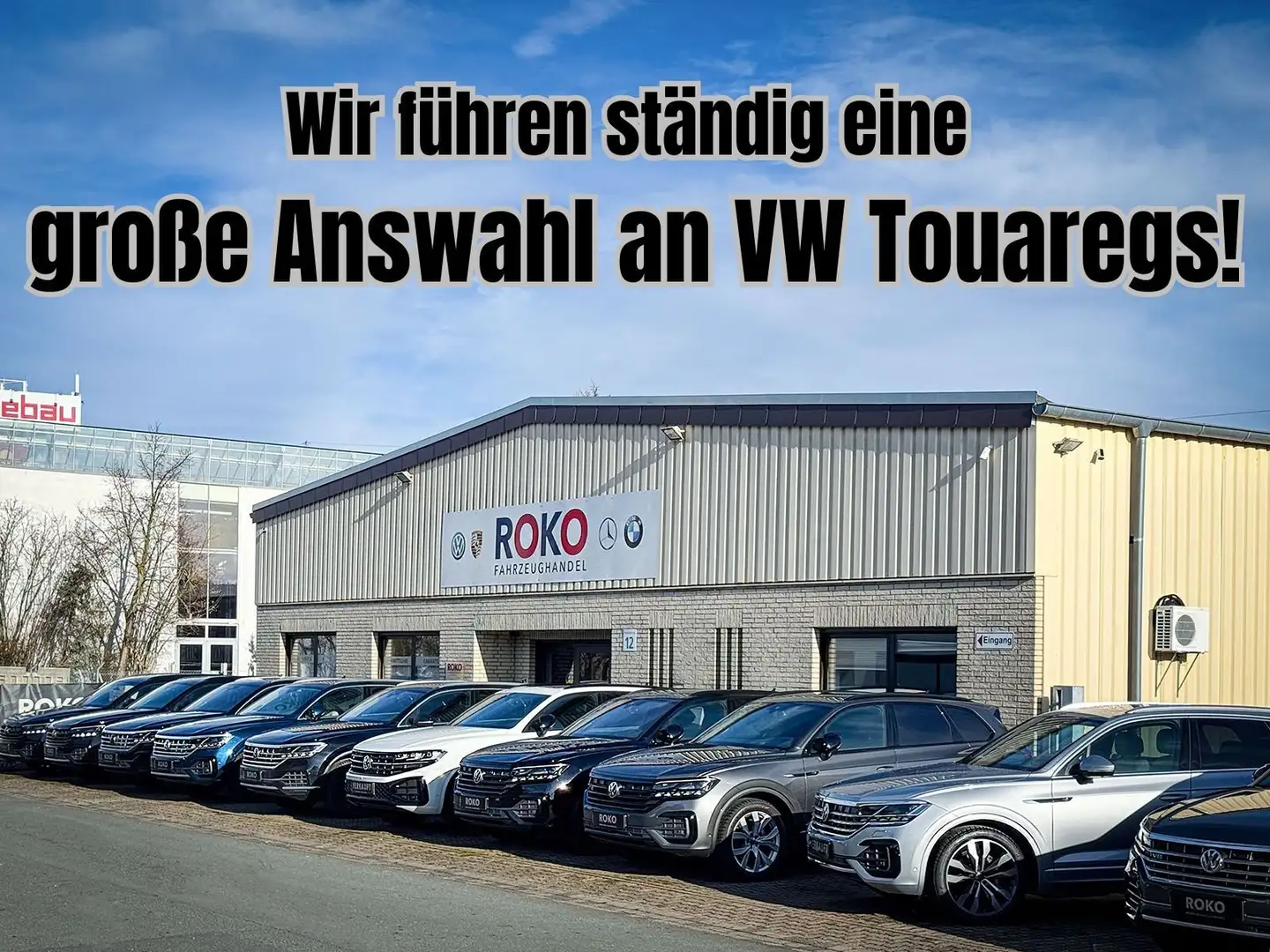 Volkswagen Touareg Elegance 4M Leder LED Luft 21"Apps AHK Schwarz - 2