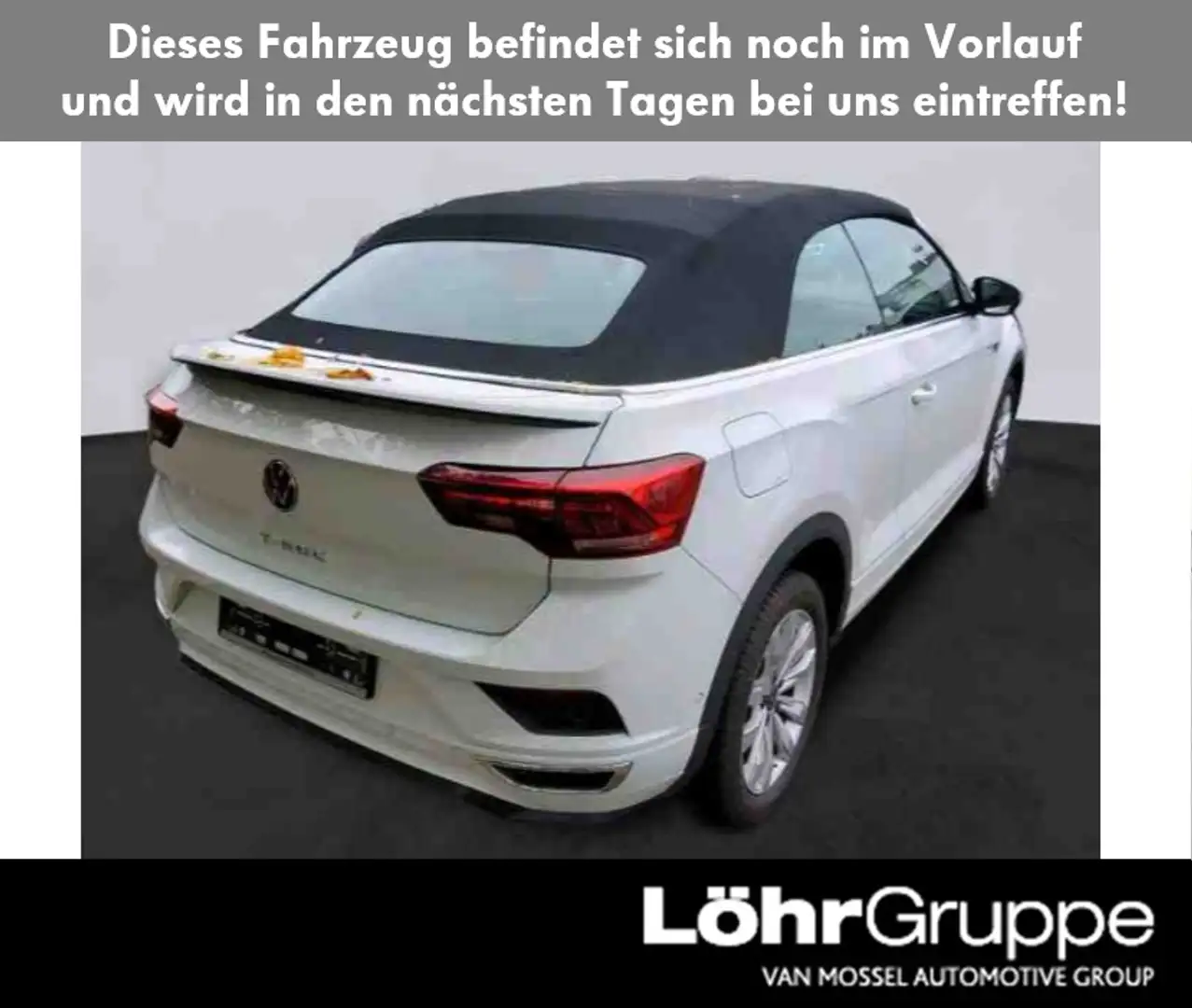 Volkswagen T-Roc Cabriolet 1.5 TSI DSG R-Line 17" Assistenz+ Kam... Weiß - 2